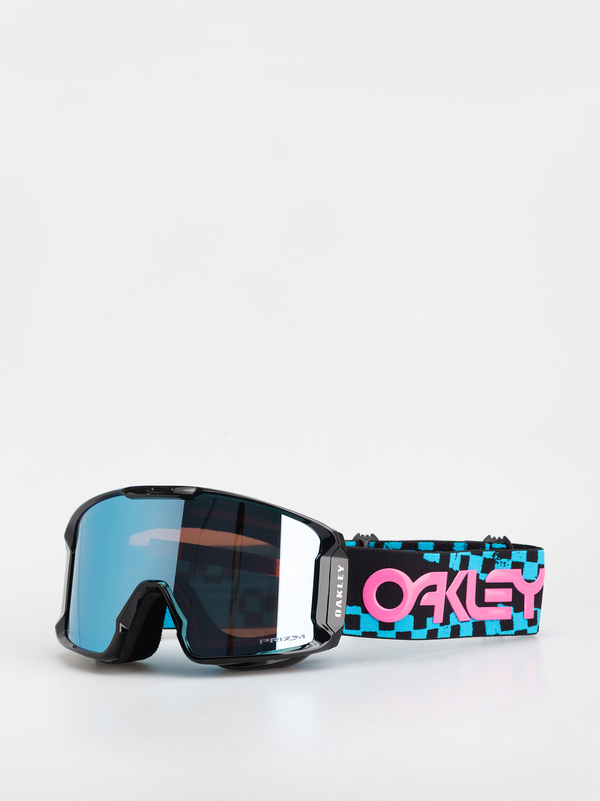 Snowboardové okuliare Oakley Line Miner L (chex black/prizm snow sapphire iridium)