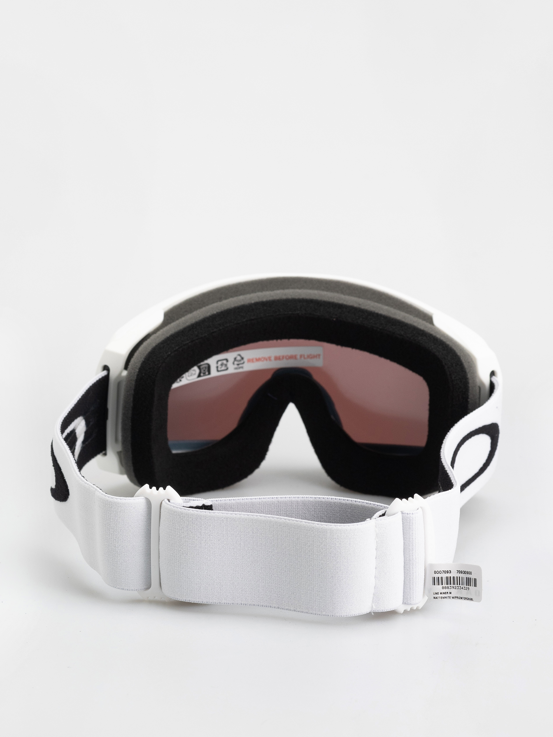 Snowboardové okuliare Oakley Line Miner M (matte white/prizm snow torch iridium)