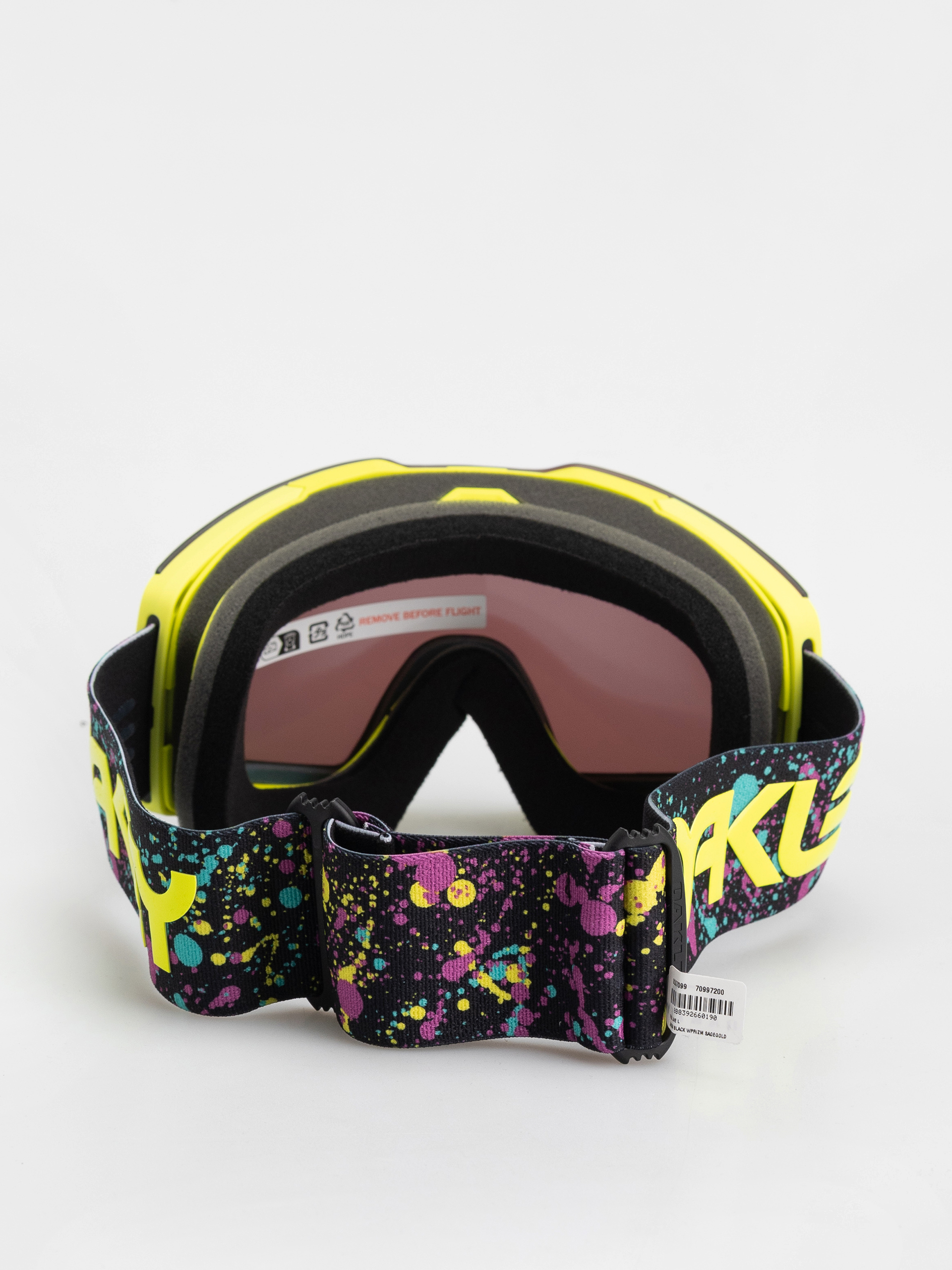 Snowboardové okuliare Oakley Fall Line L (jaxson black/prizm snow sage gold iridium)