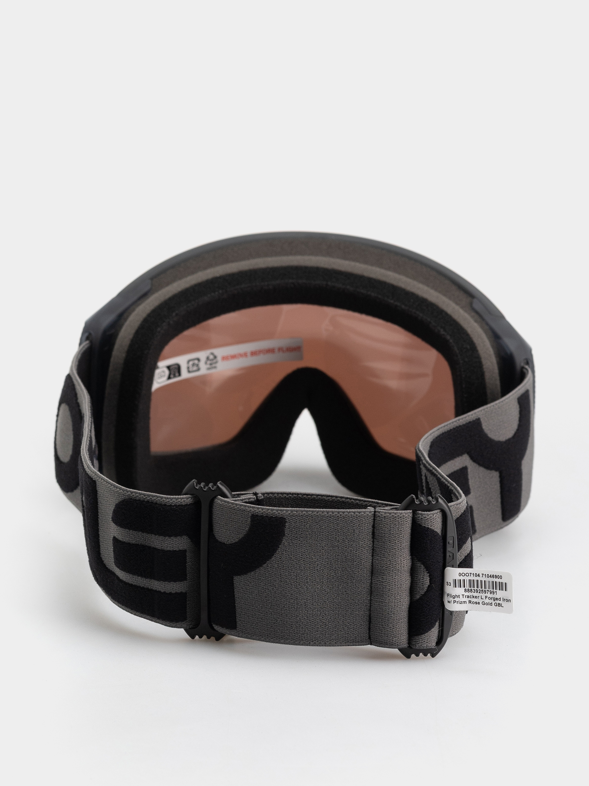 Snowboardové okuliare Oakley Flight Tracker L (matte b1b forged iron/prizm rose gold iridium)