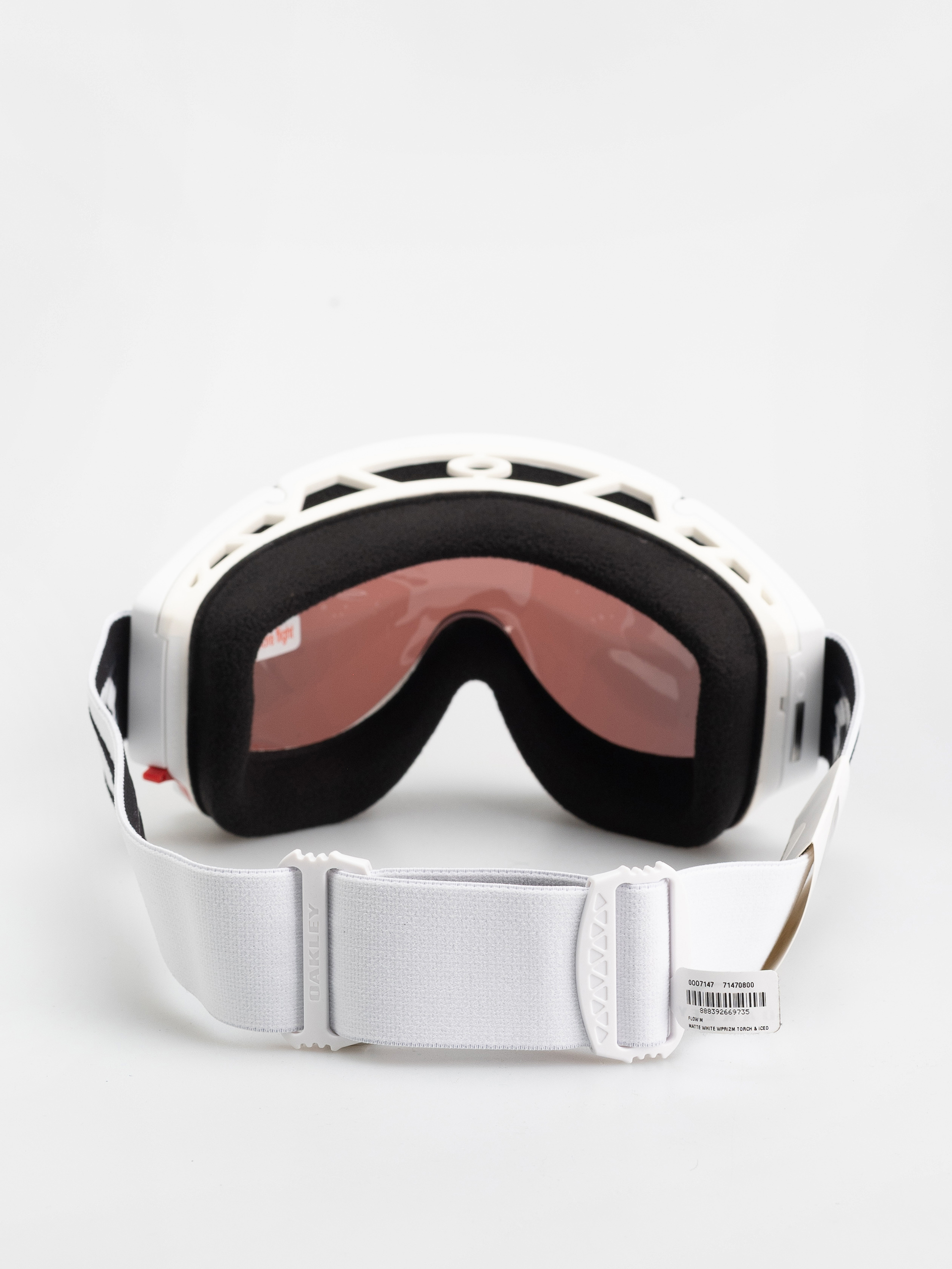 Snowboardové okuliare Oakley Flow Scape M (matte white/prizm torch & prizm iced)