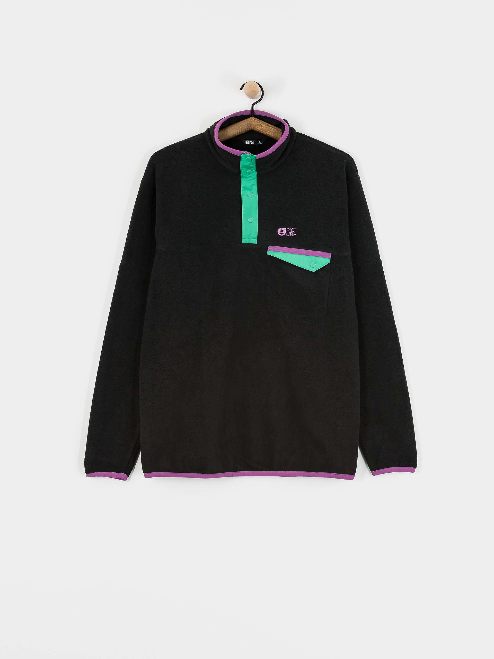 Pánsky Flísová mikina Picture Arcca 1/4 Zip (black)