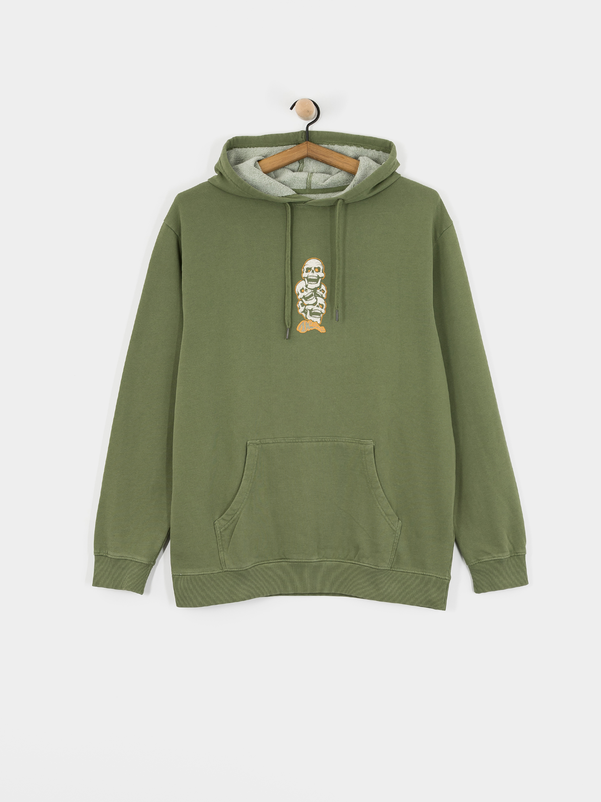 Mikina s kapucňou DC Laugh Stack HD (bronze green)
