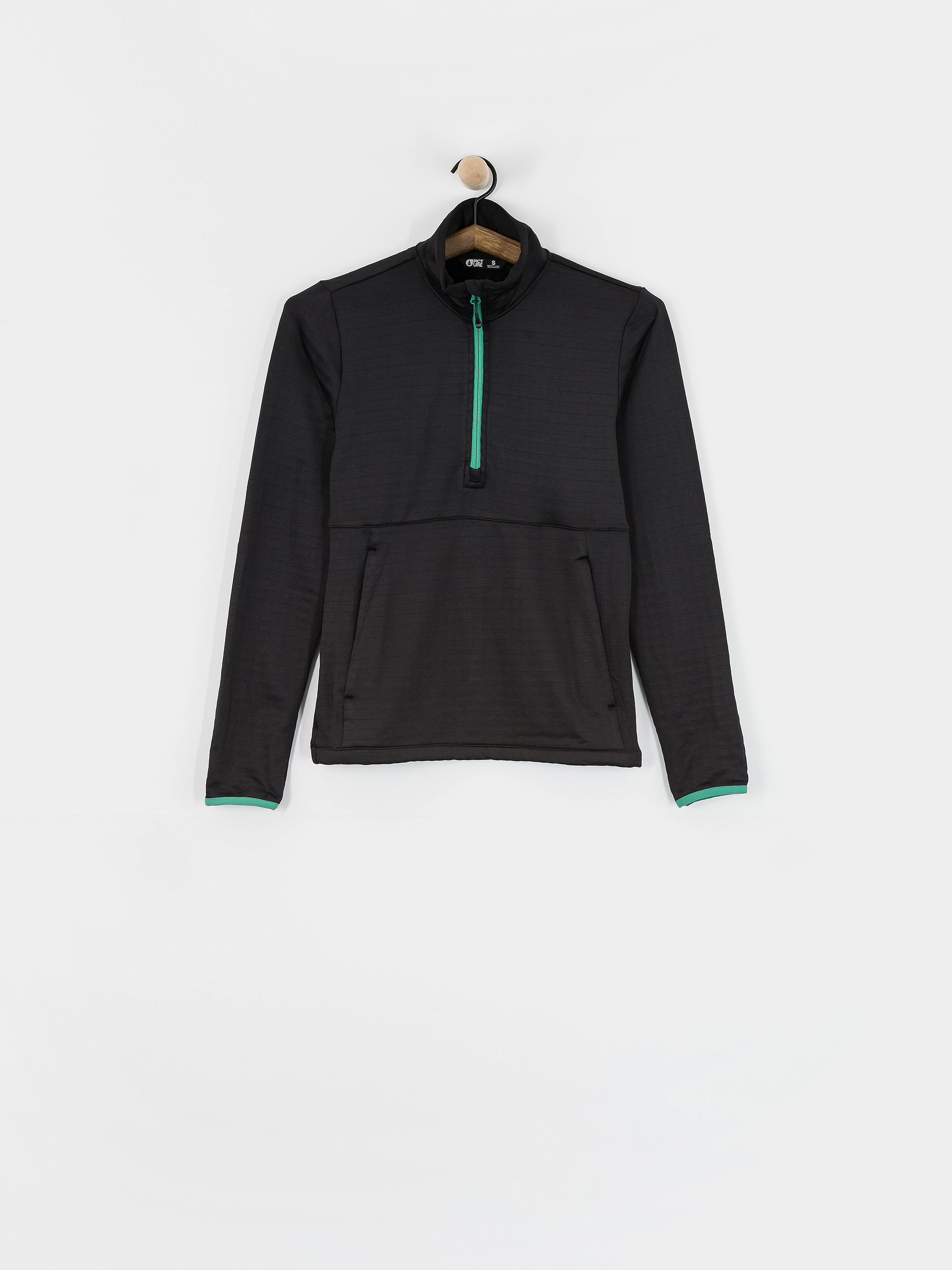 Termomikina  Picture Bake Grid 1/4 Zip Wmn (black)