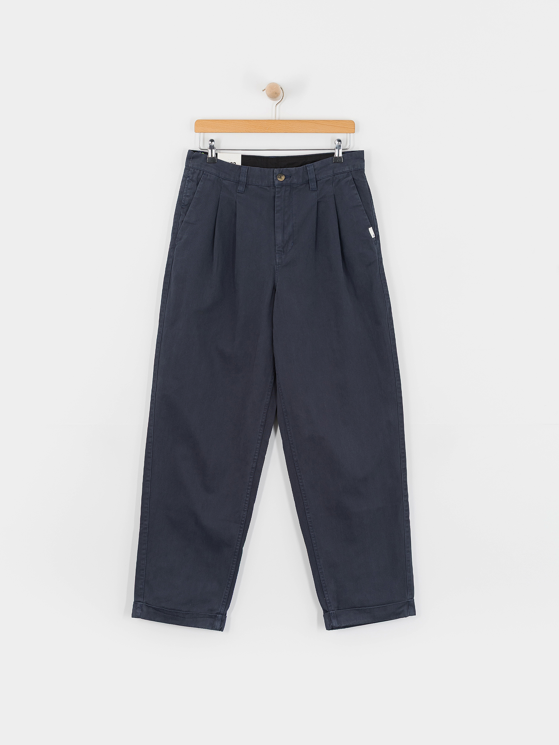 Nohavice Element Big Pleated Chino (eclipse navy)