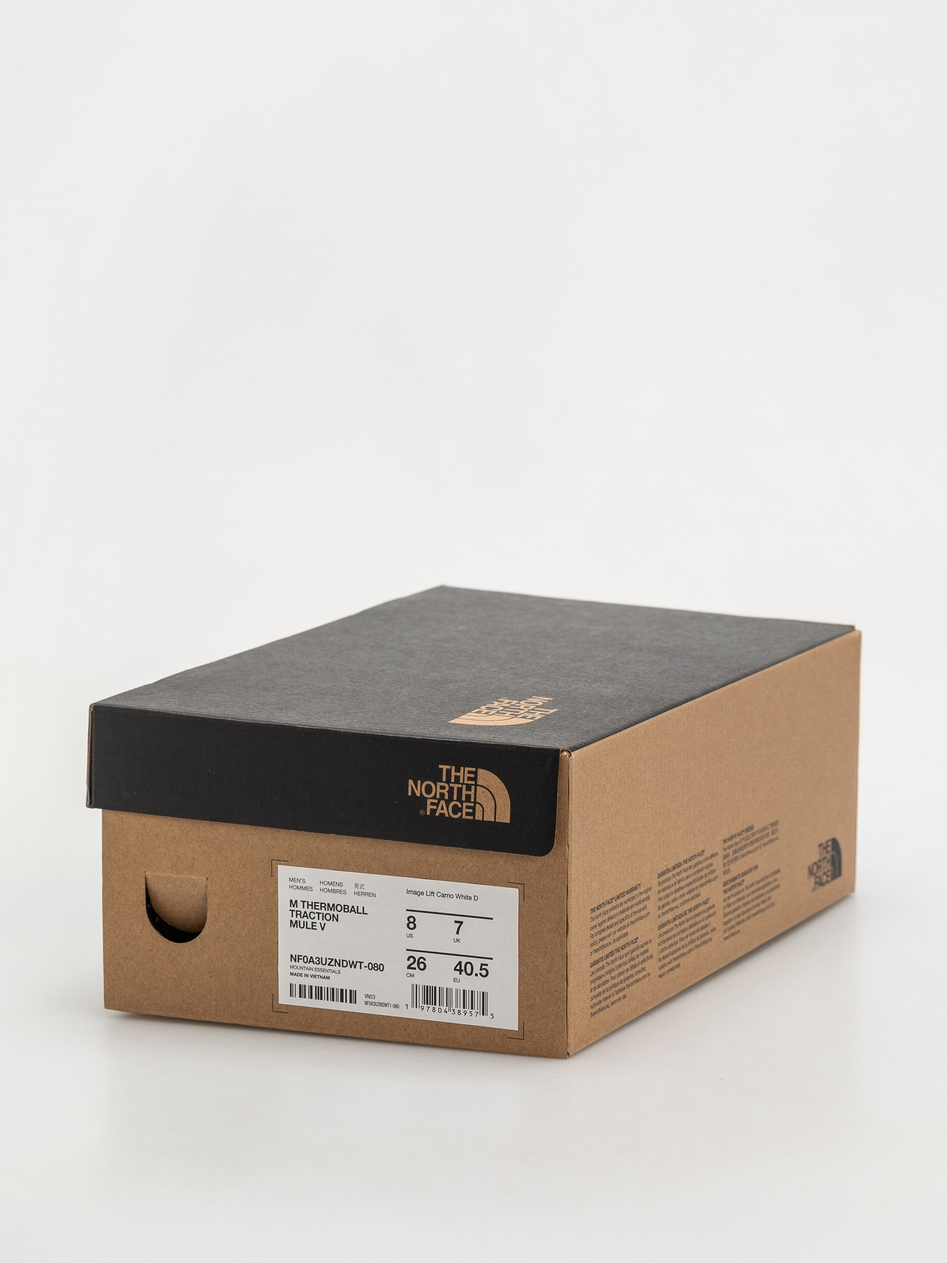 Topánky The North Face Thermoball Traction Mule V (image lift camo white d)