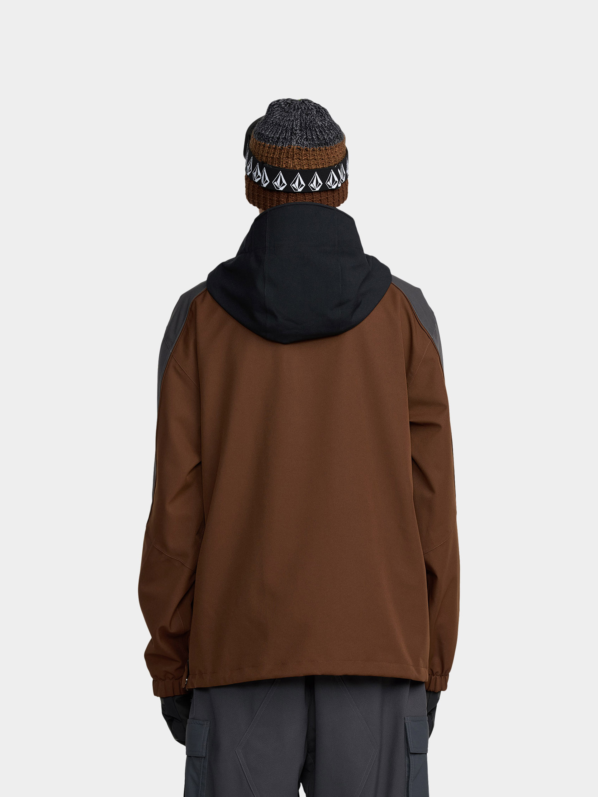 Pánska Snowboardová bunda Volcom Brighton Pullover (brown)
