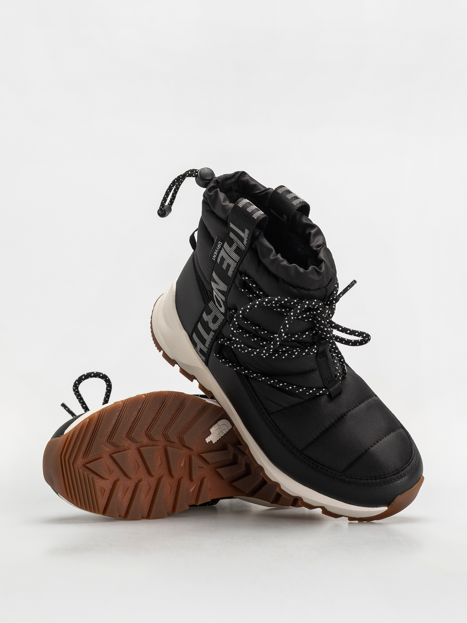 Topánky The North Face Thermoball Lace Up Wp Wmn (tnf black/gardenia white)
