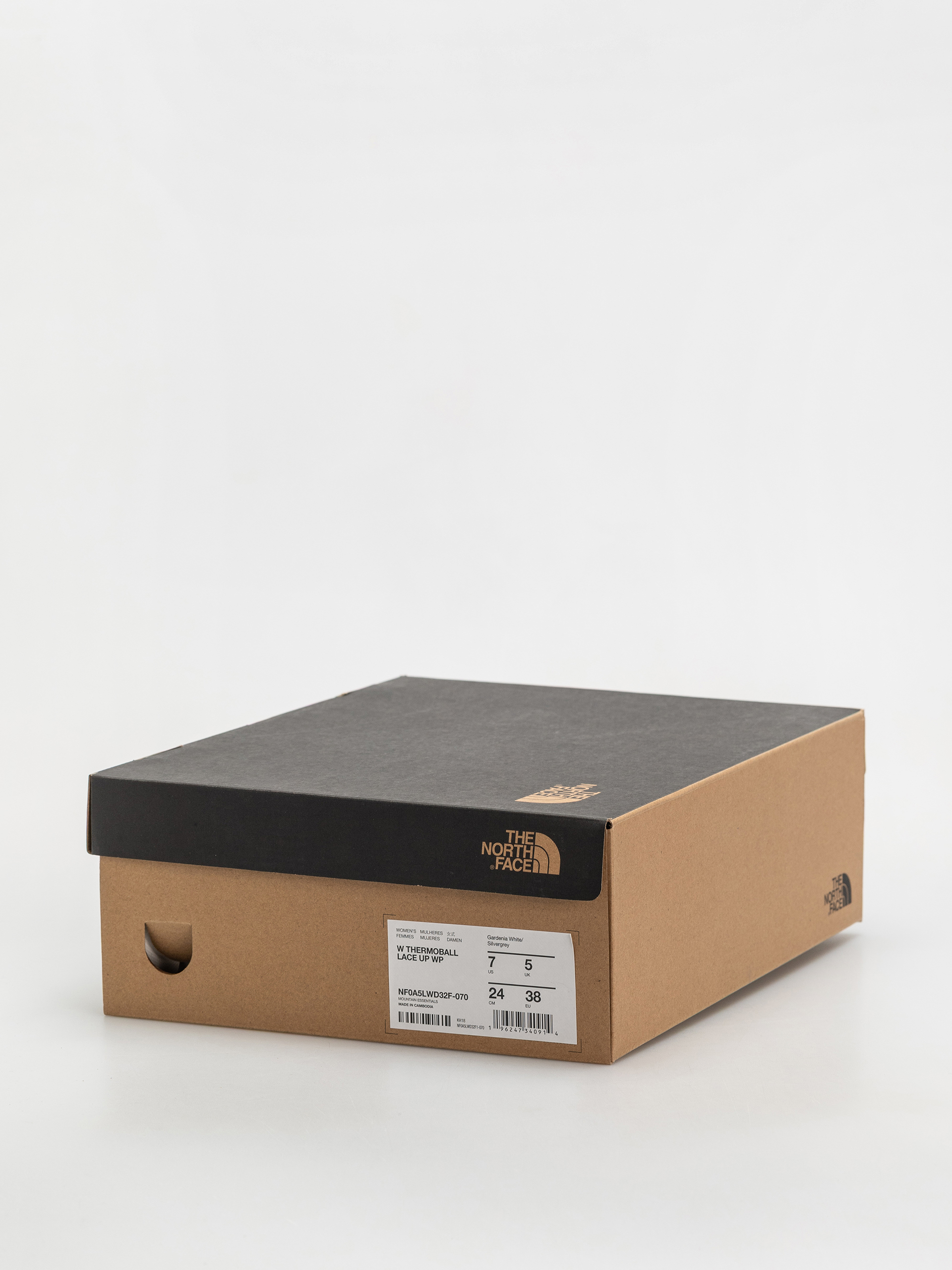 Topánky The North Face Thermoball Lace Up Wp Wmn (gardenia white/silvergrey)