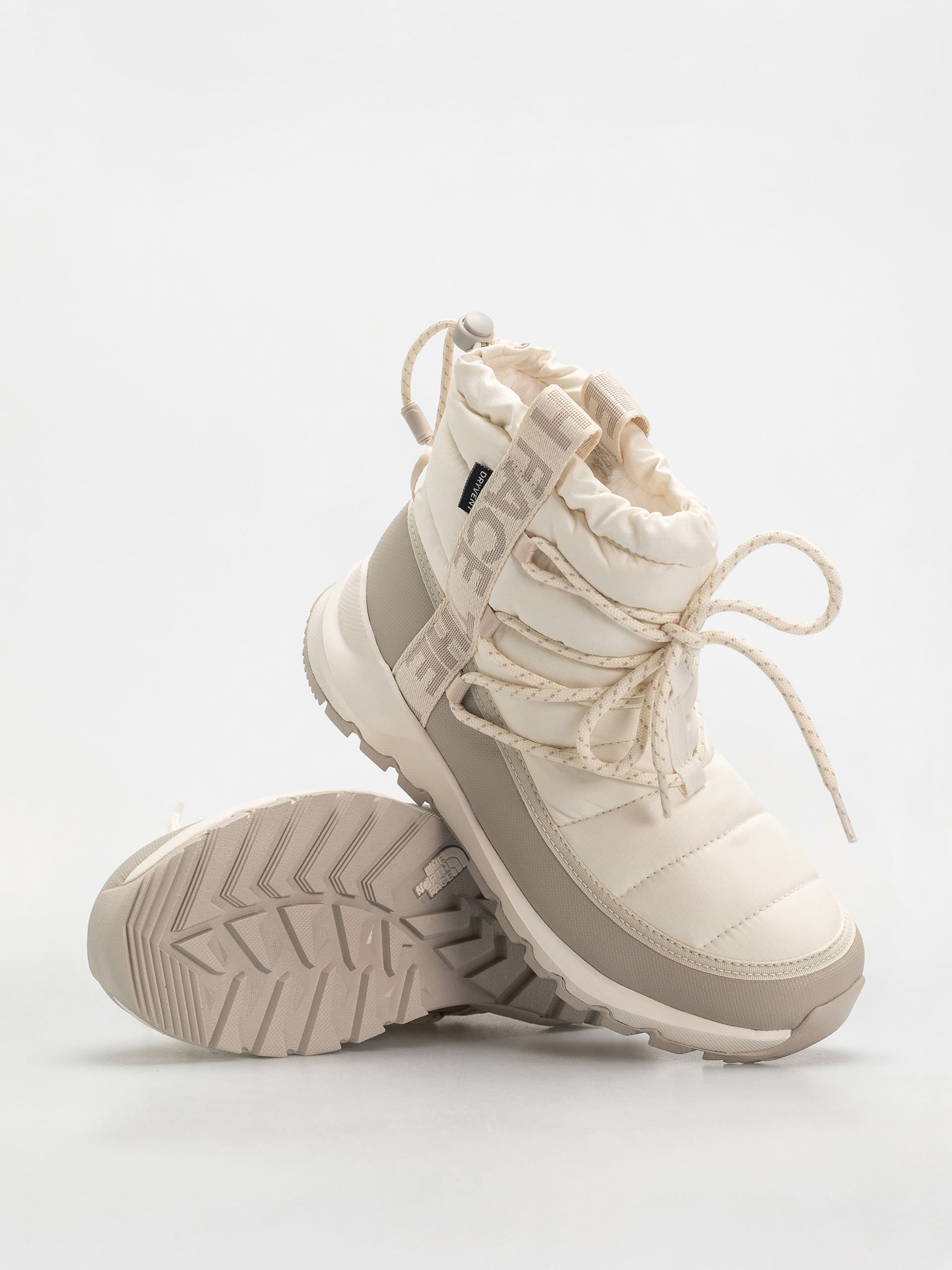 Topánky The North Face Thermoball Lace Up Wp Wmn (gardenia white/silvergrey)