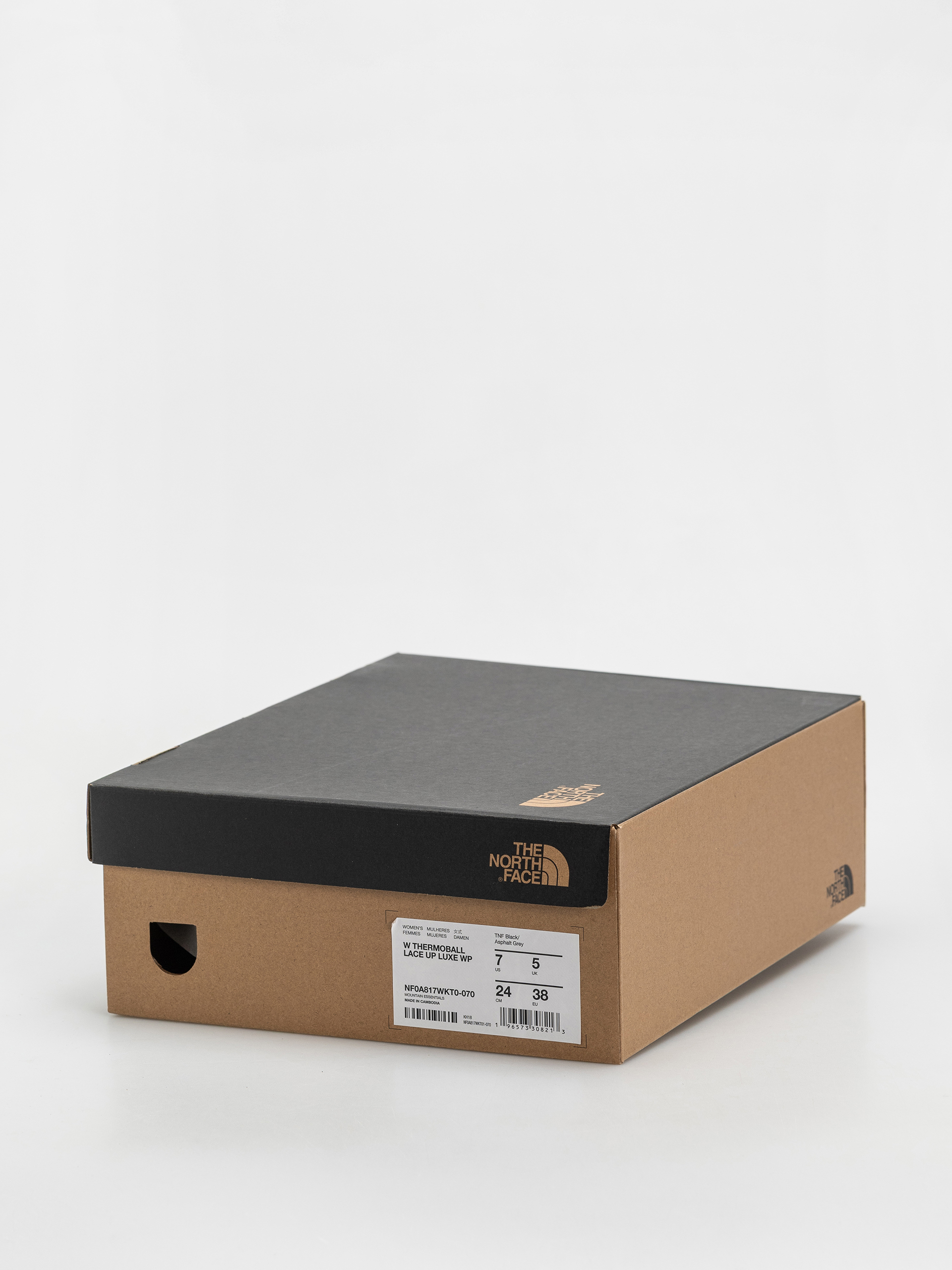 Topánky The North Face Thermoball Lace Up Luxe Wp Wmn (tnf black/asphalt grey)