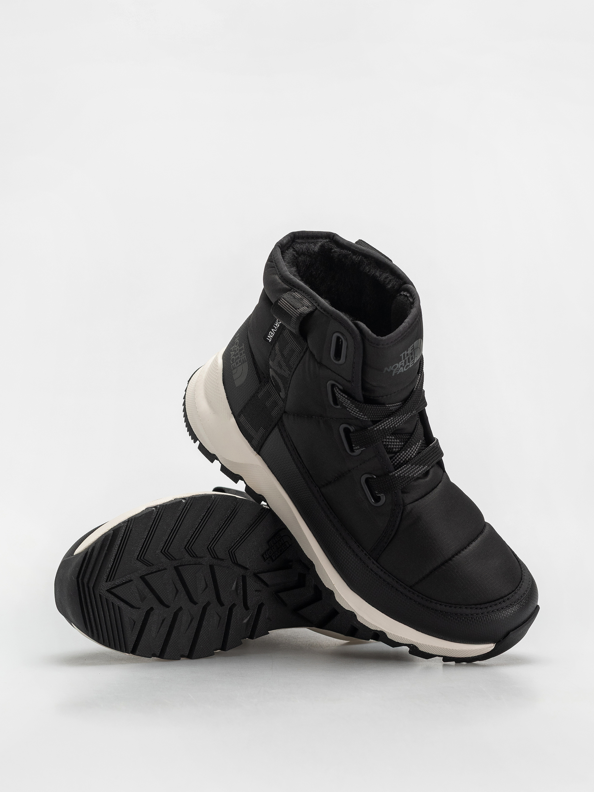 Topánky The North Face Thermoball Lace Up Luxe Wp Wmn (tnf black/asphalt grey)