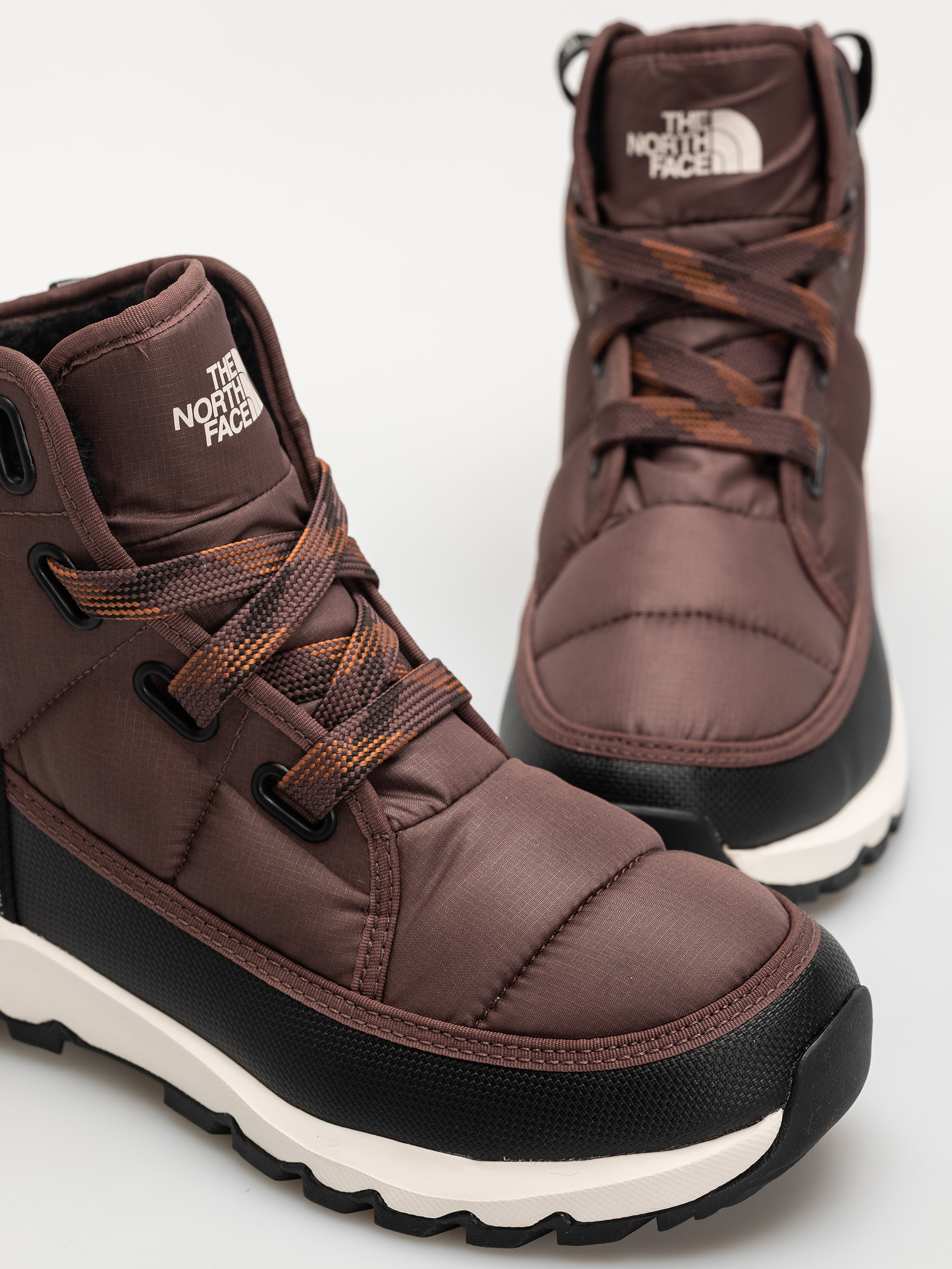 Topánky The North Face Thermoball Lace Up Luxe Wp Wmn (tawny quartz/burnt umbe)