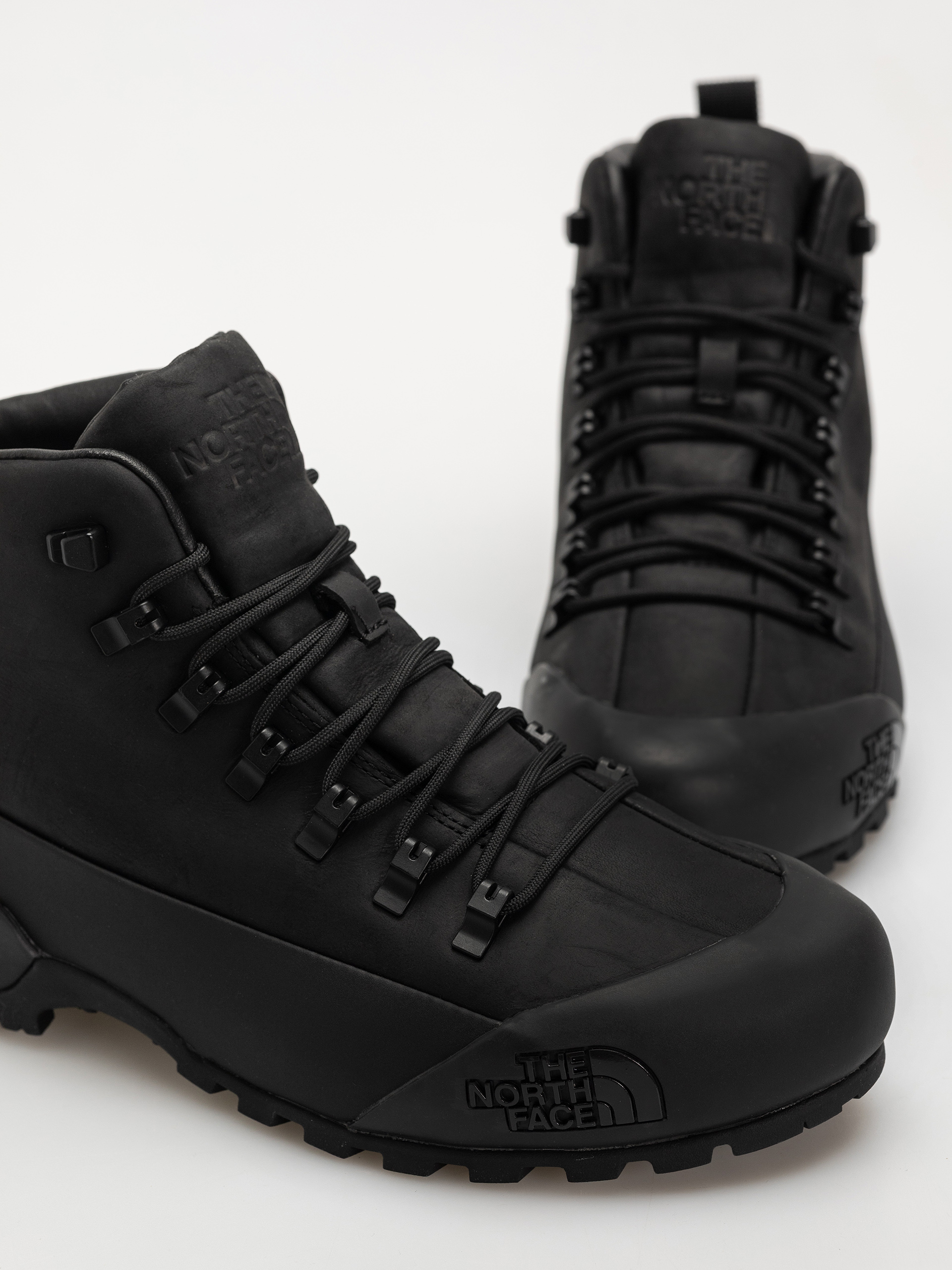 Topánky The North Face Glenclyffe Mid Leather Gore Tex (tnf black/tnf black)