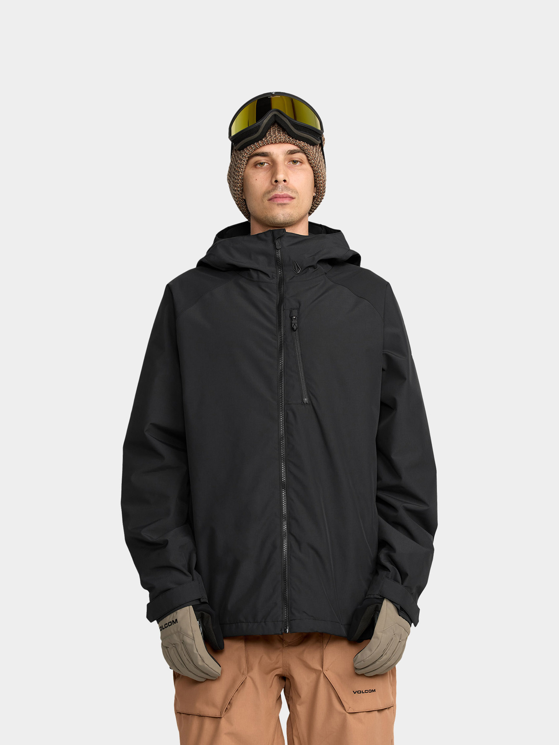 Snowboardovu00e1 bunda Volcom 2836 Ins (black)