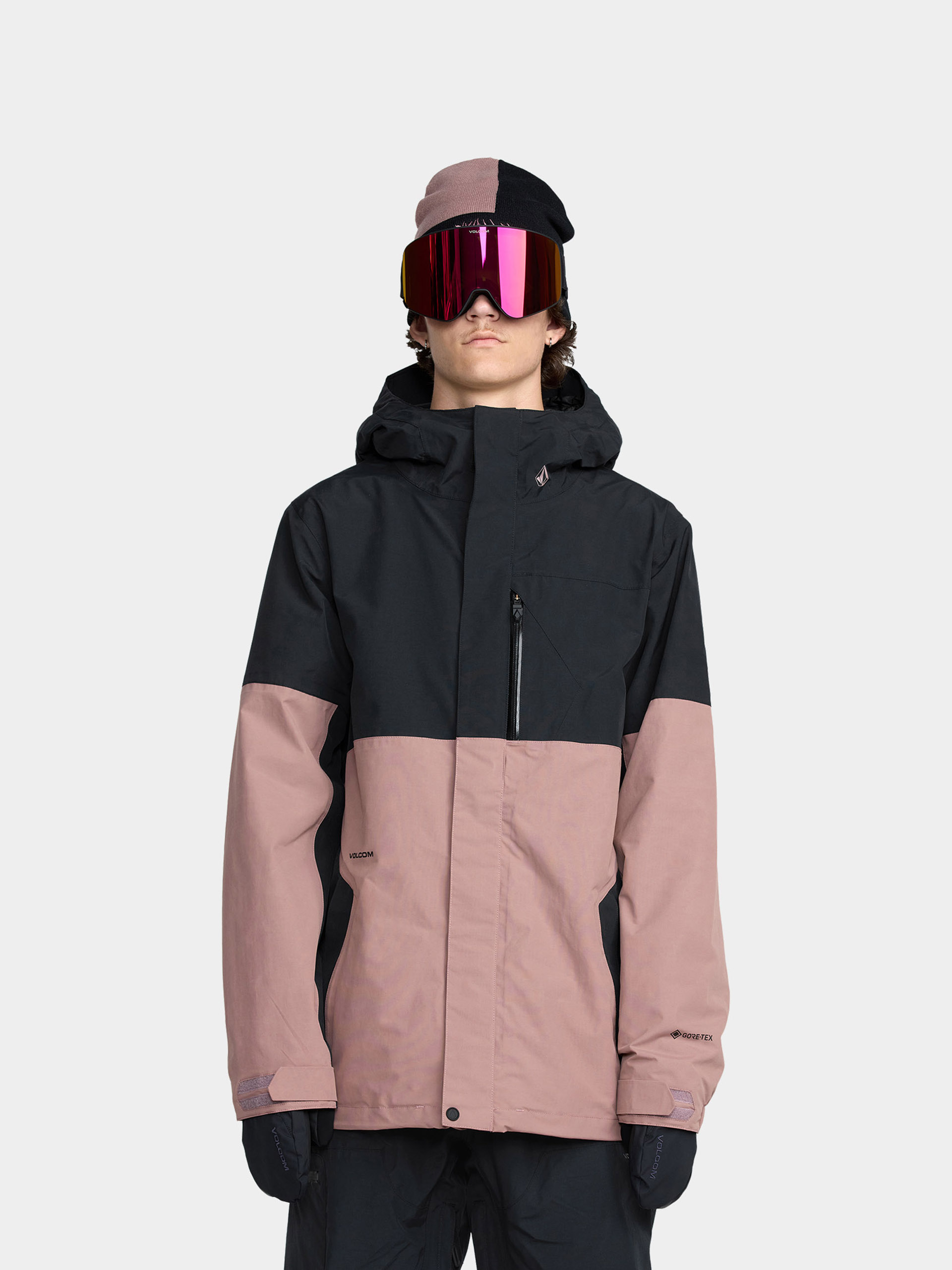 Snowboardovu00e1 bunda Volcom L Ins Gore Tex (mauve)