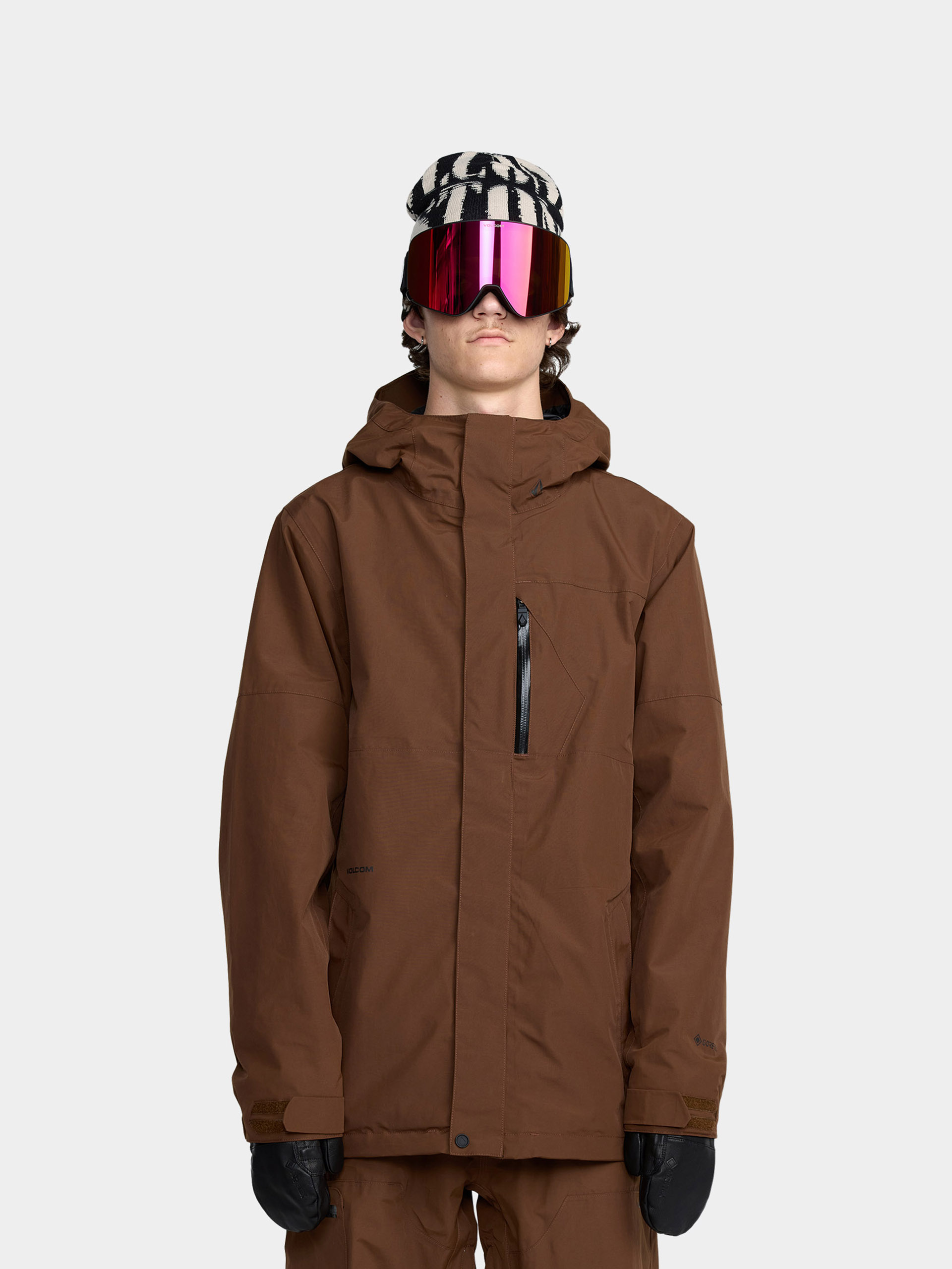 Snowboardovu00e1 bunda Volcom L Ins Gore Tex (brown)