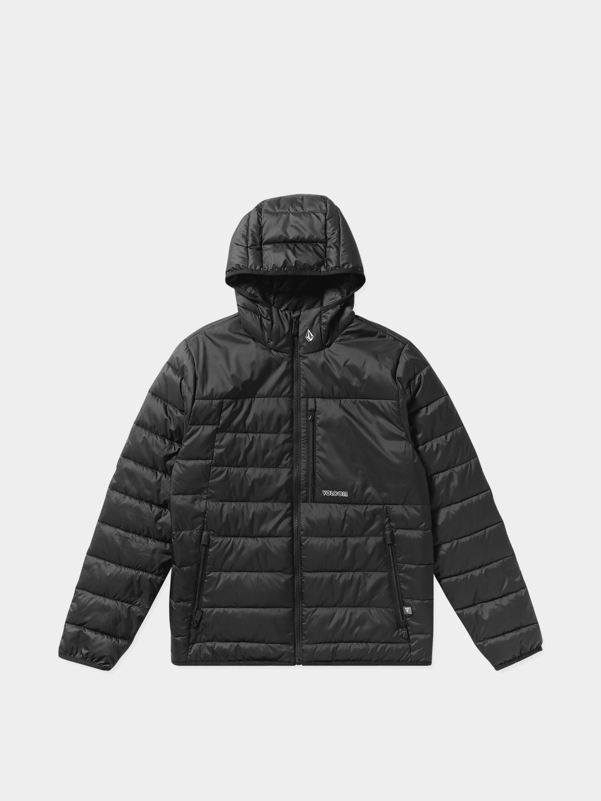 Pánska Snowboardová bunda Volcom Puff Puff Hooded (black)