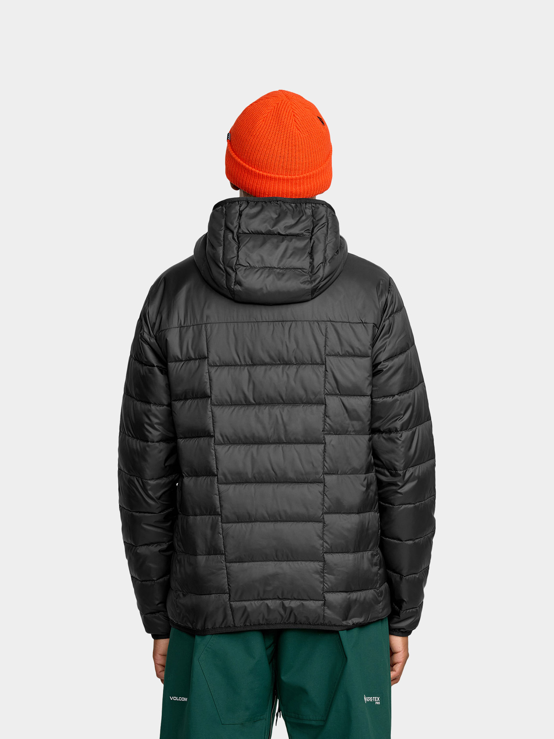 Pánska Snowboardová bunda Volcom Puff Puff Hooded (black)