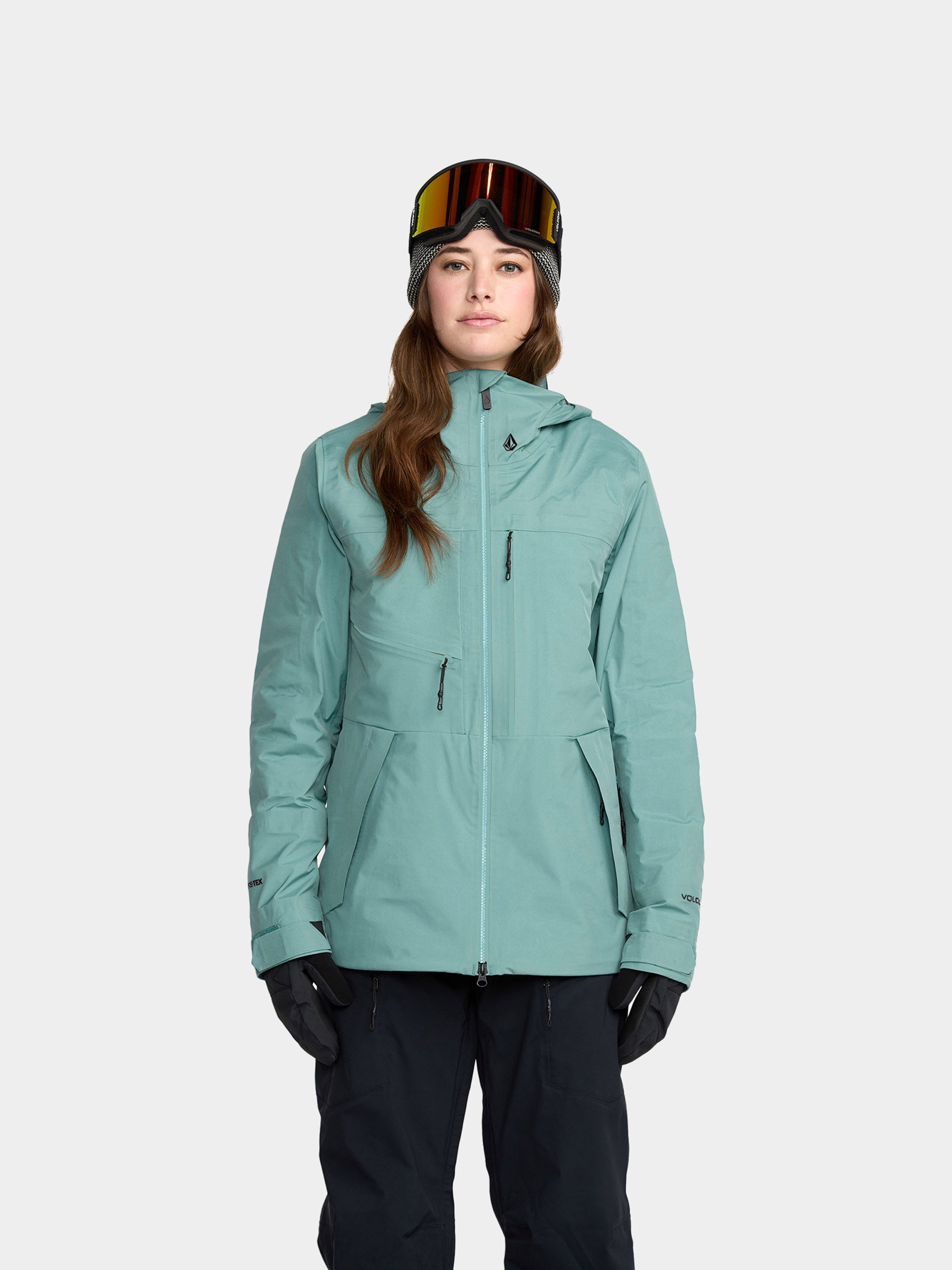 Snowboardová bunda Volcom Koa Tds Inf Gore Tex Wmn (arctic blue)