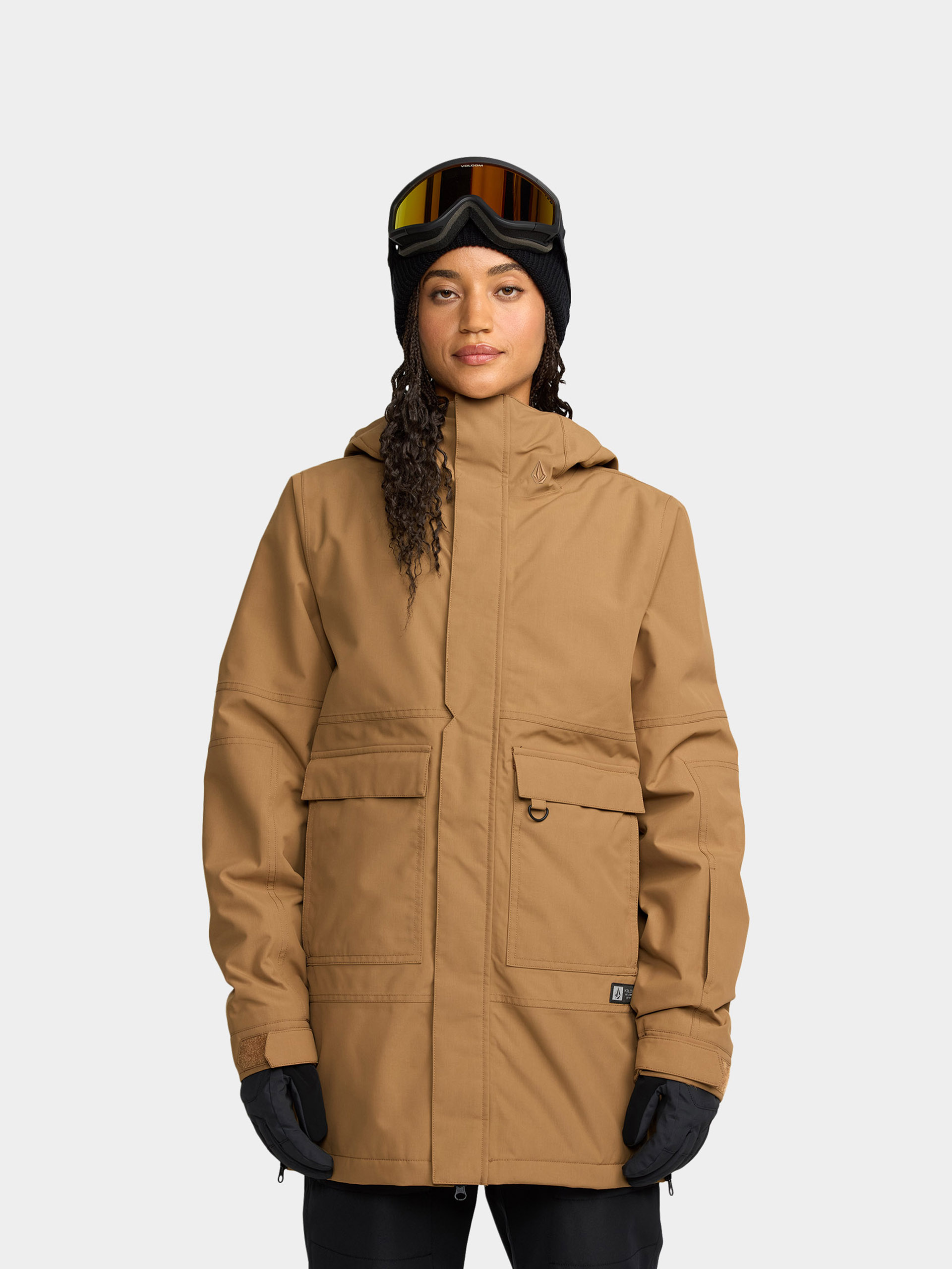 Snowboardová bunda Volcom Qc Cruiser Ins Parka Wmn (bronze)