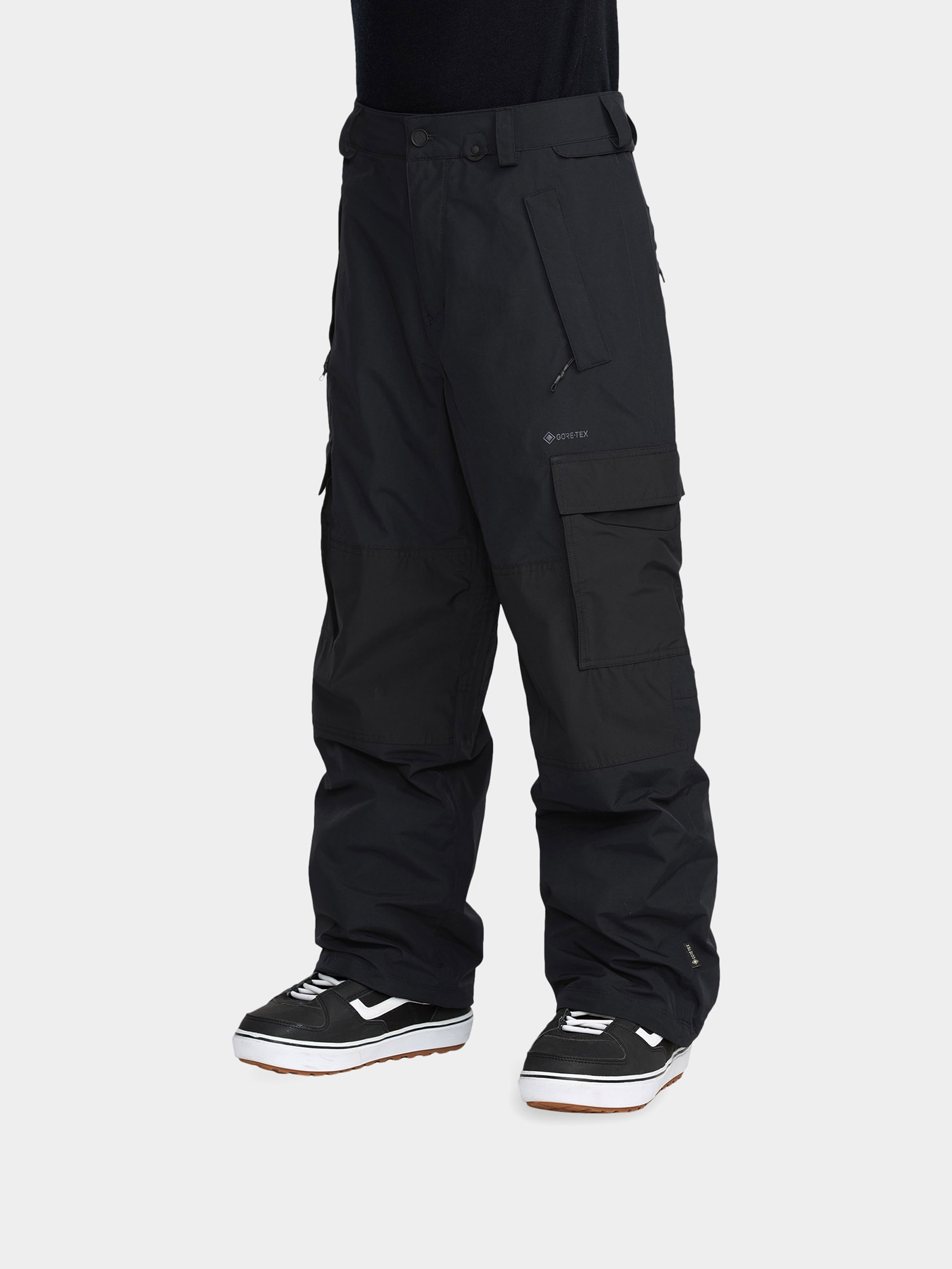Pánske Snowboardové nohavice Volcom Longo Gore Tex (black)