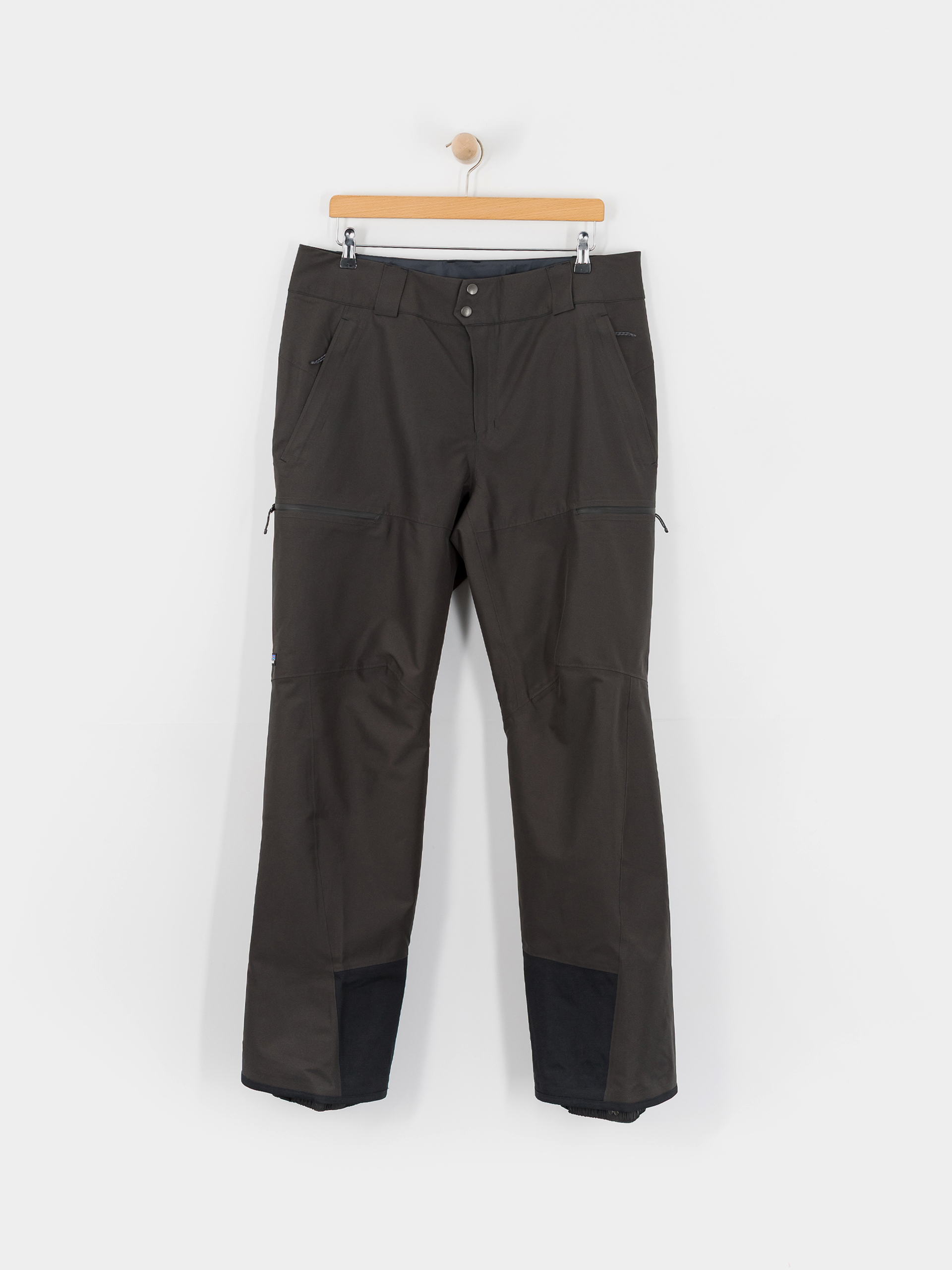 Pánske Snowboardové nohavice Patagonia Powder Town Reg (black)