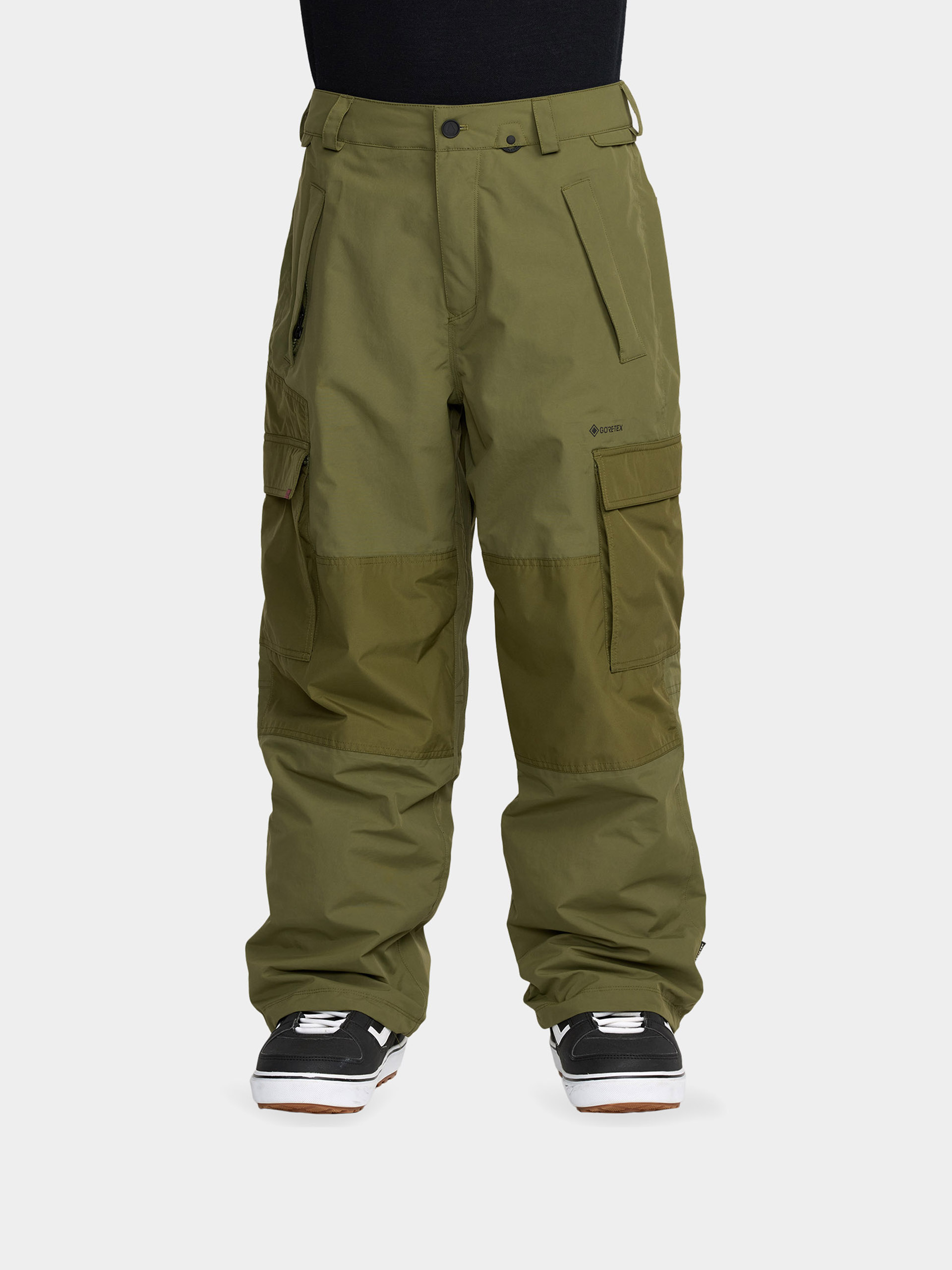 Snowboardové nohavice Volcom Longo Gore Tex (dark olive)