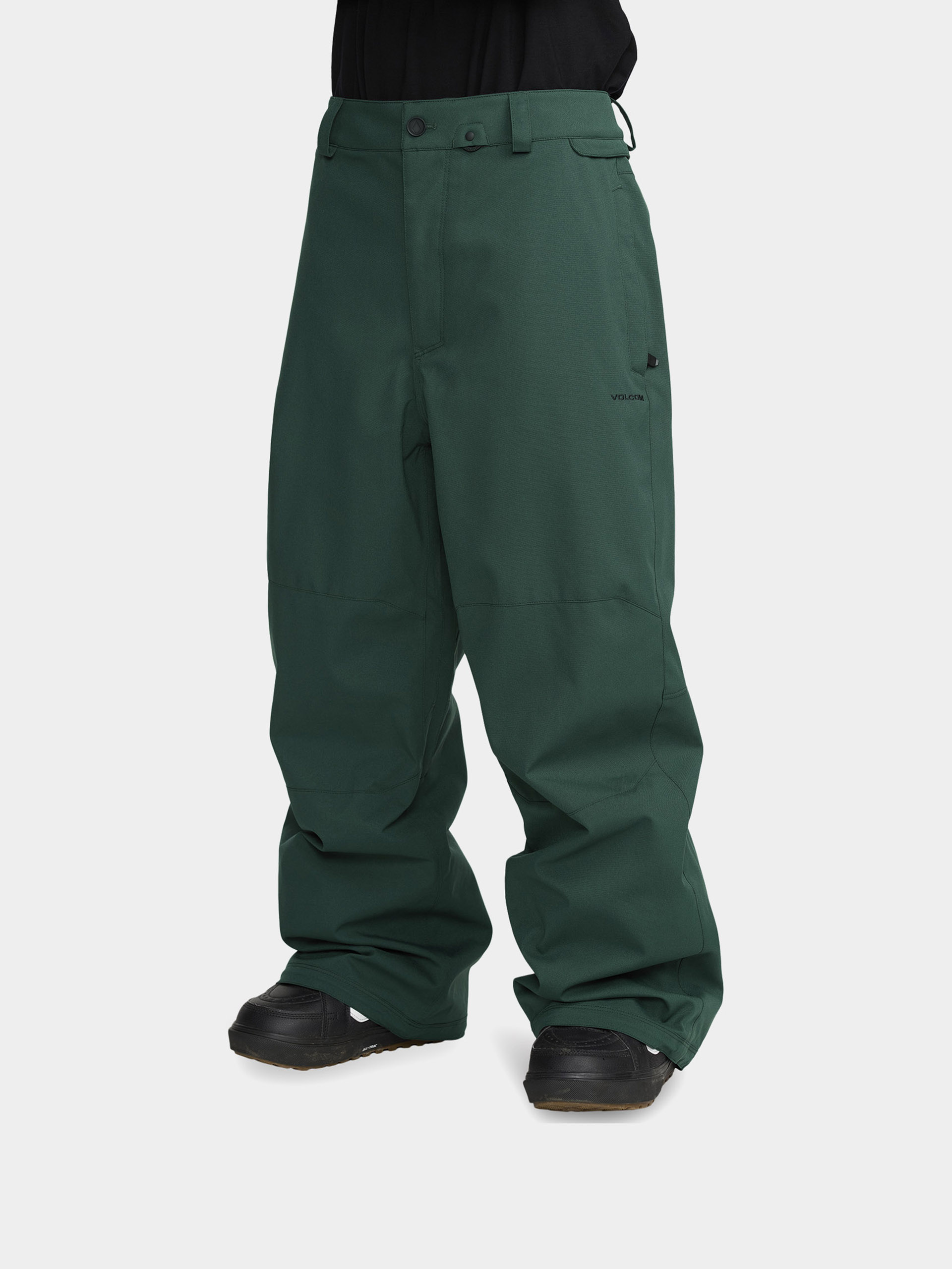 Pánske Snowboardové nohavice Volcom Snow Billow (black green)
