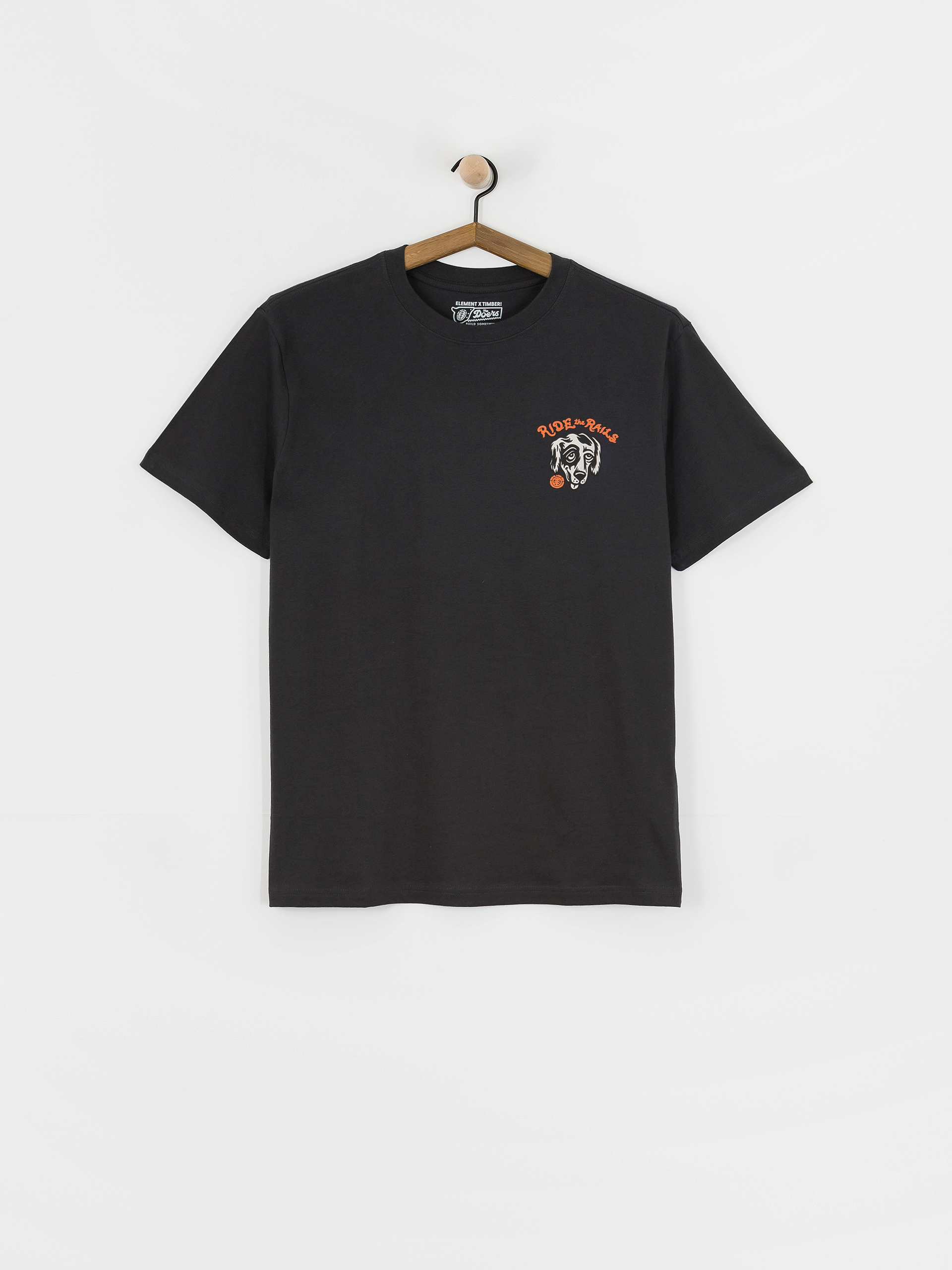 Tričko Element Timber Hobos (off black)
