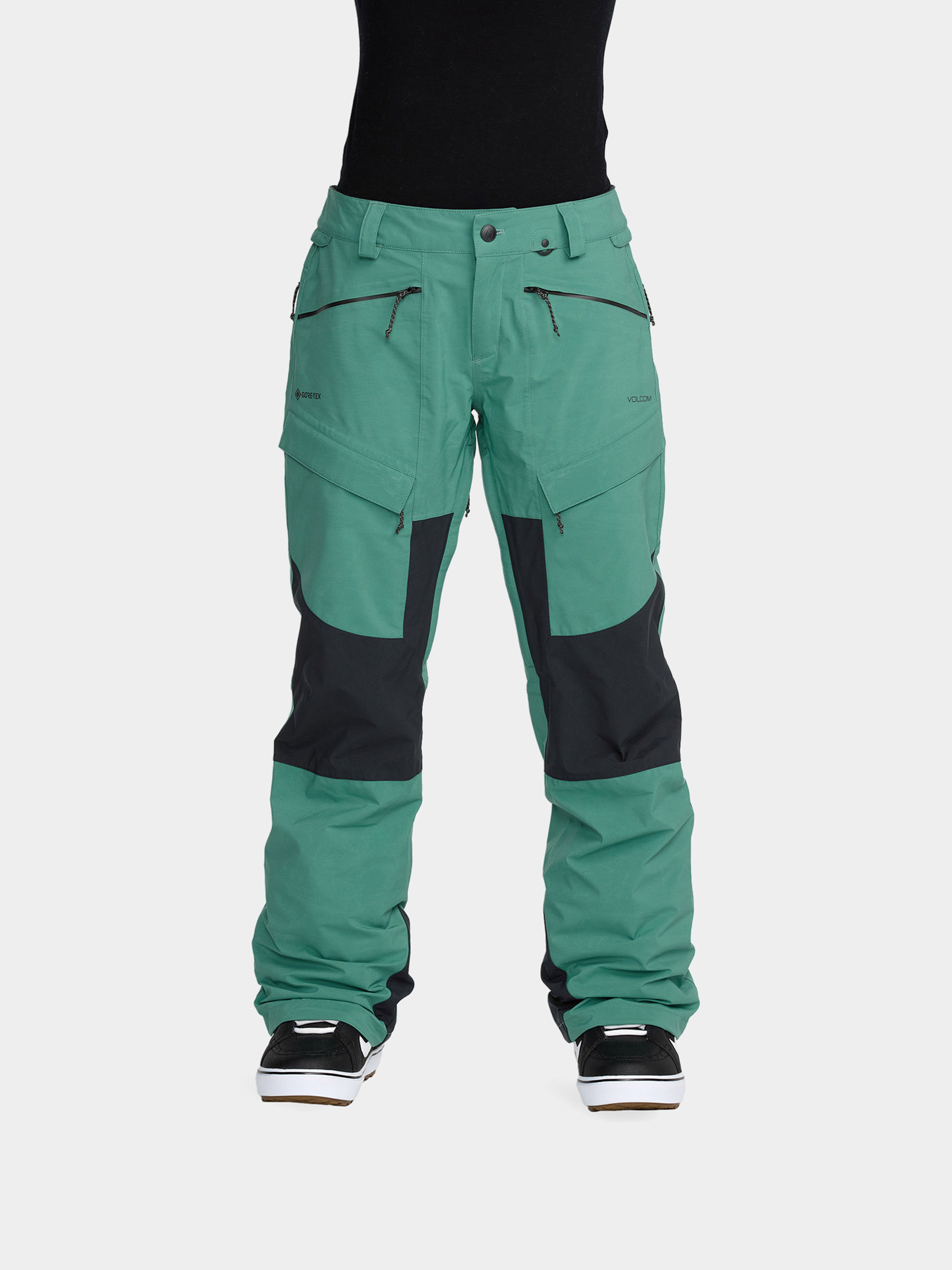 Snowboardovu00e9 nohavice Volcom V.Co At Stretch Gore Tex Wmn (spruce green)