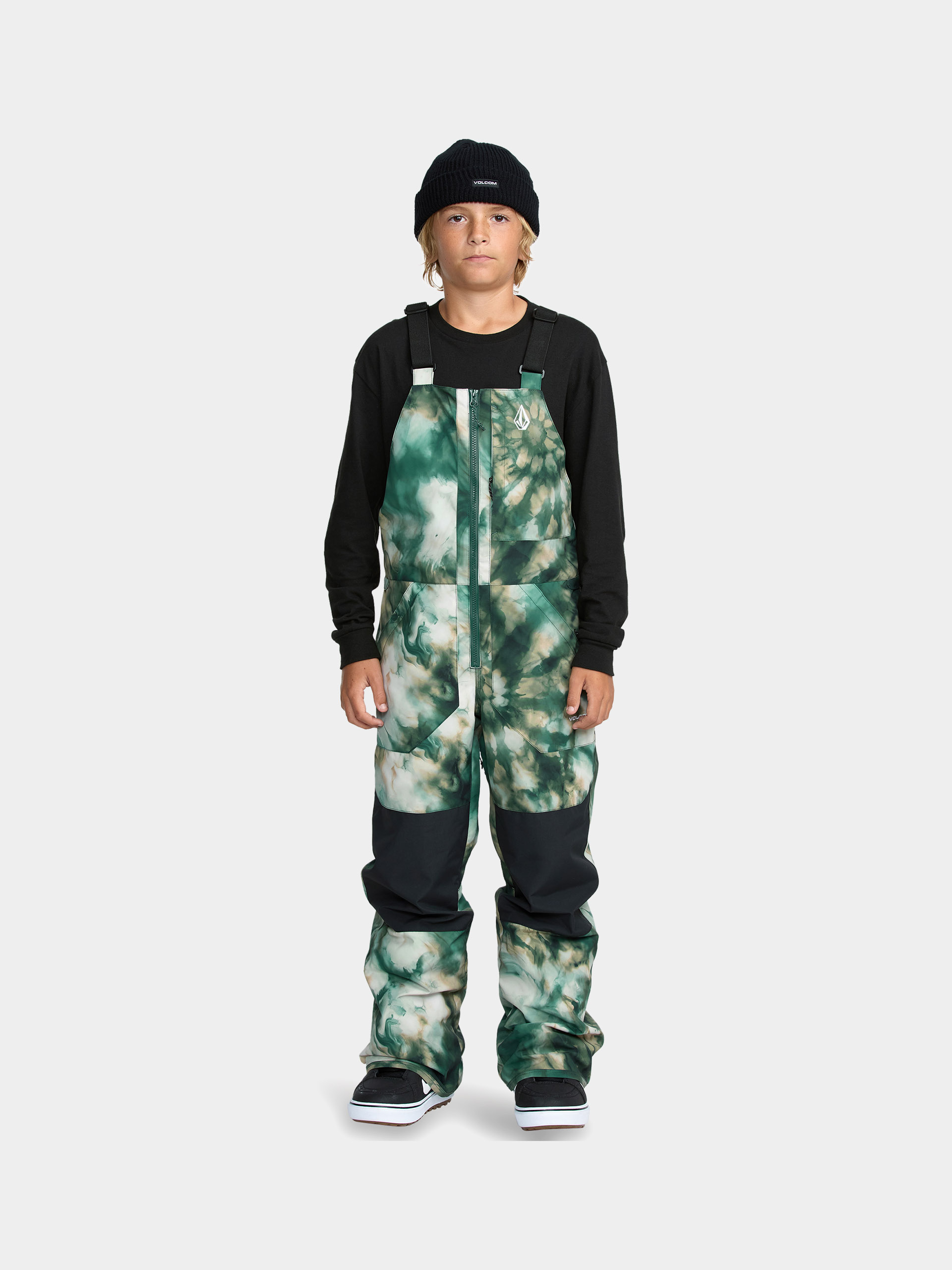Snowboardové nohavice Volcom Barkley Ins Bib Overall JR