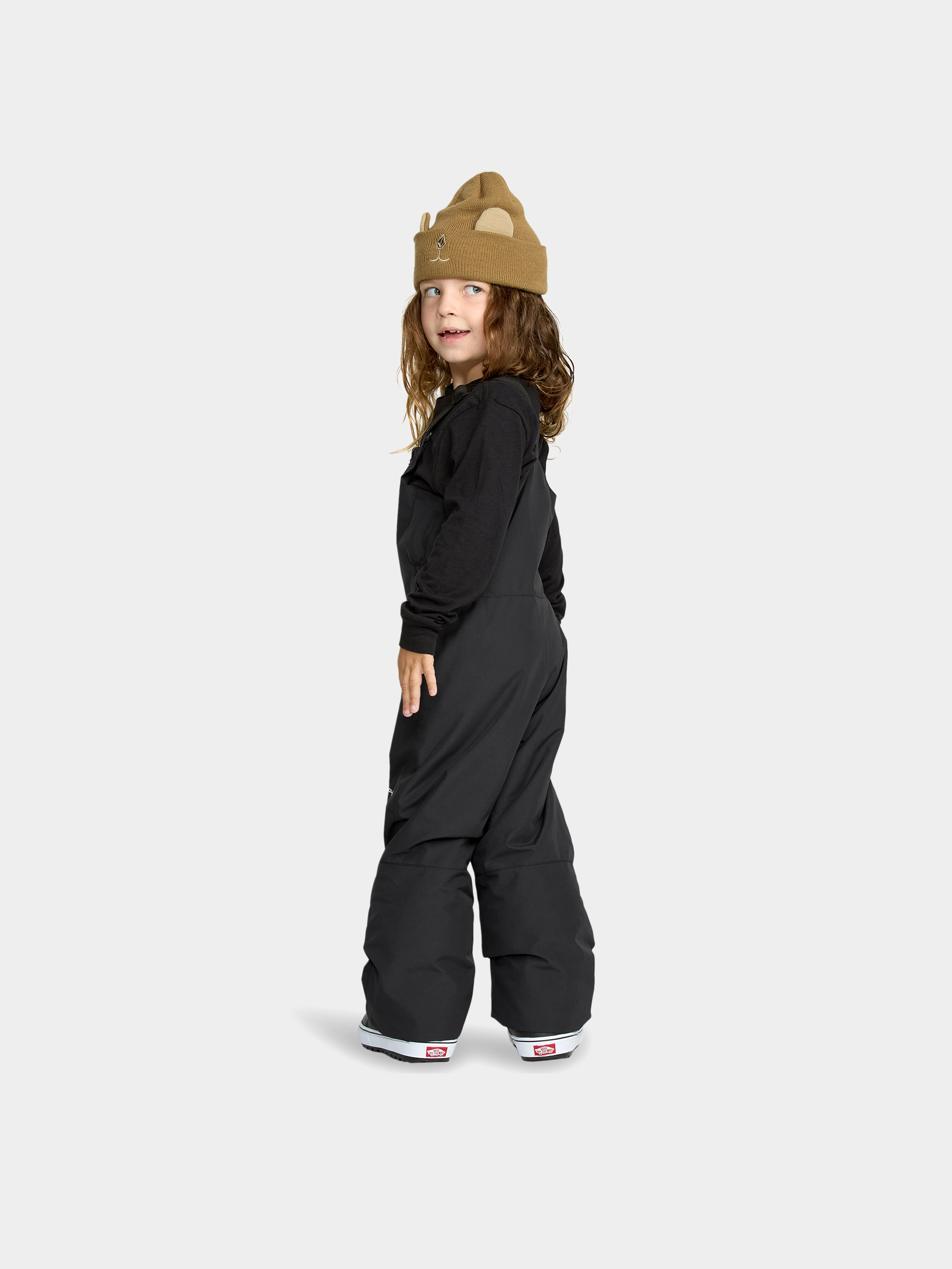 Snowboardové nohavice Volcom Barkley Ins Bib Overall JR (black)