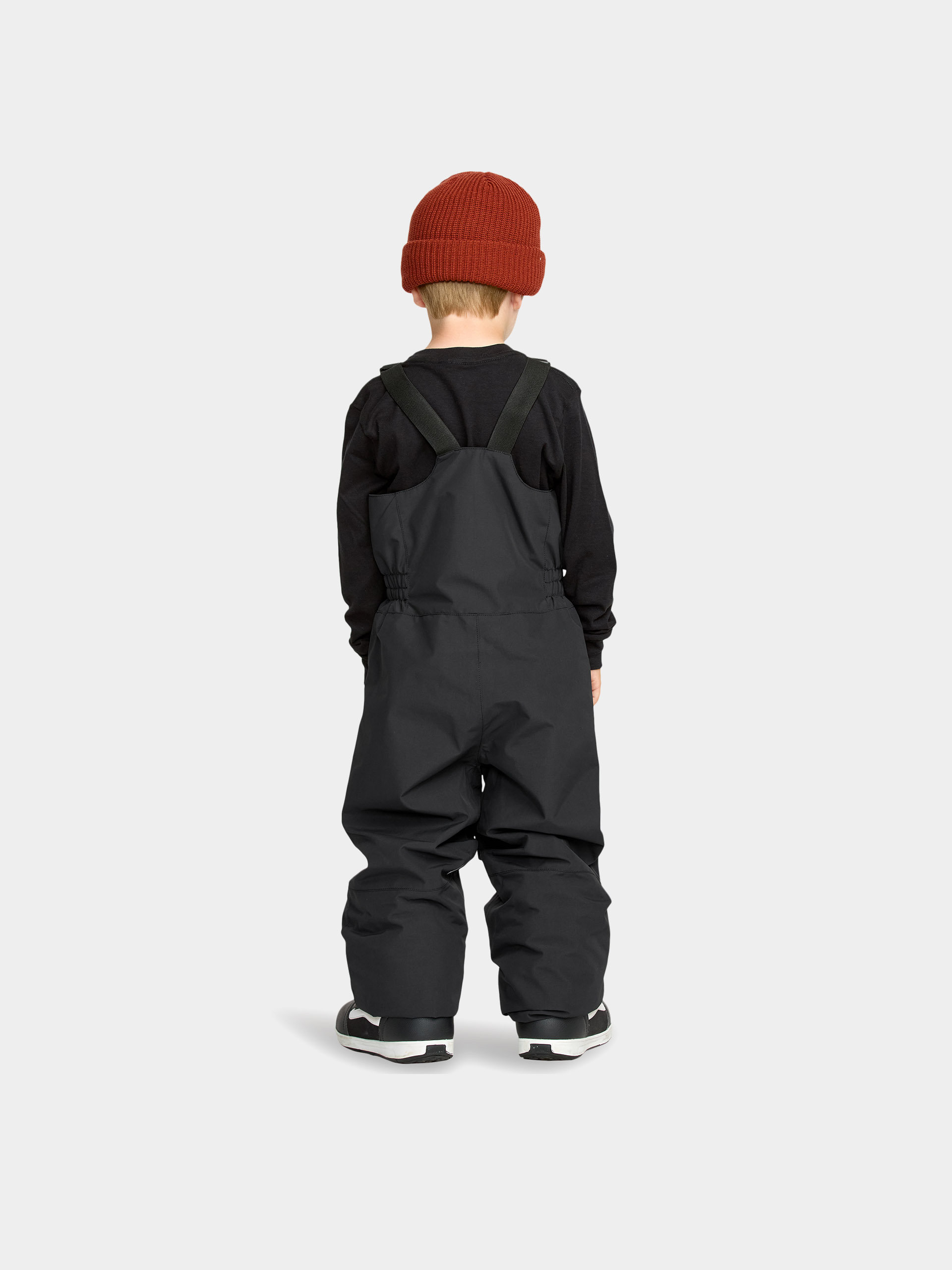Snowboardovu00e9 nohavice Volcom Barkley Ins Bib Overall JR (black)