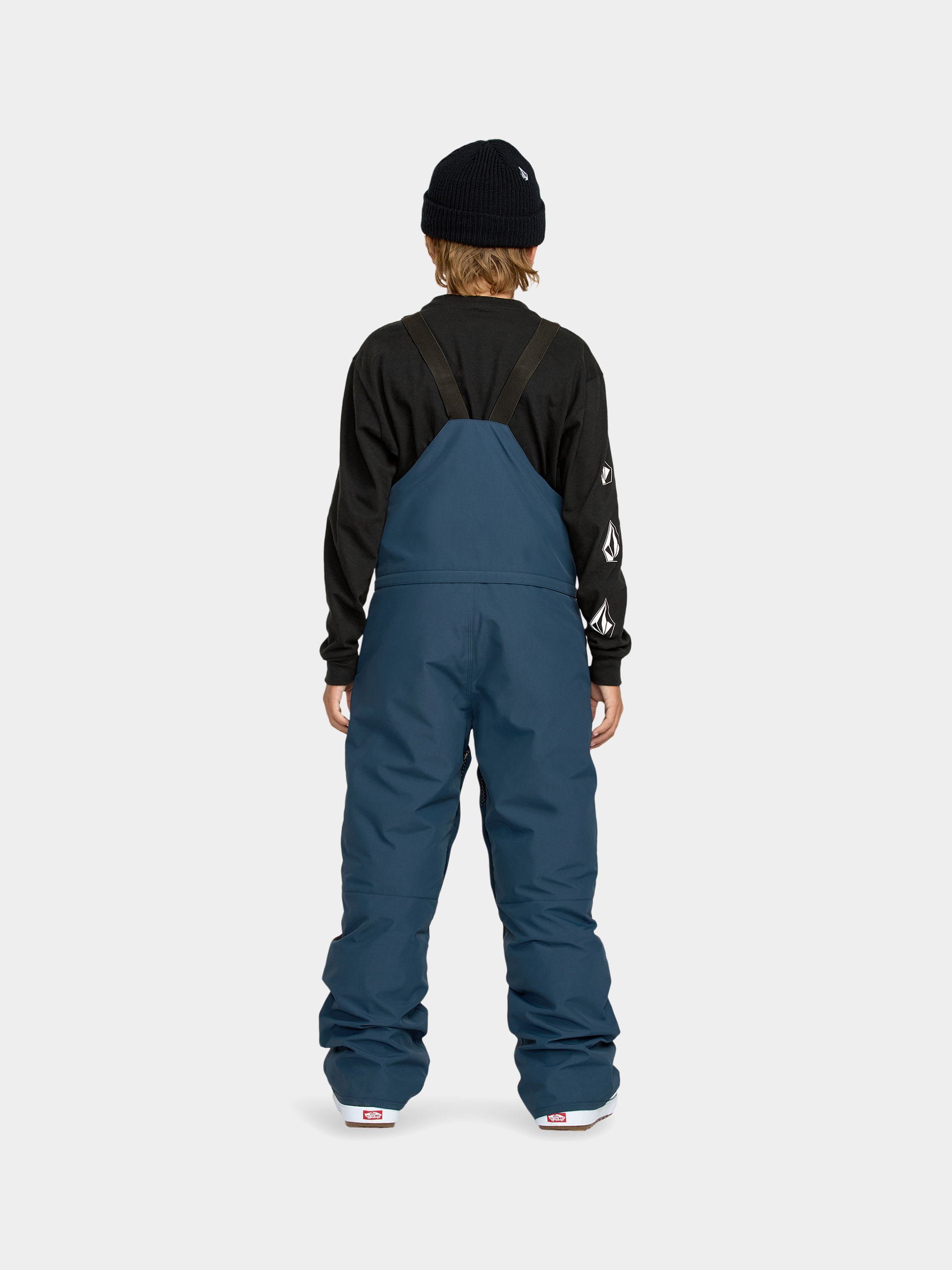 Snowboardové nohavice Volcom Barkley Ins Bib Overall JR (deep blue)