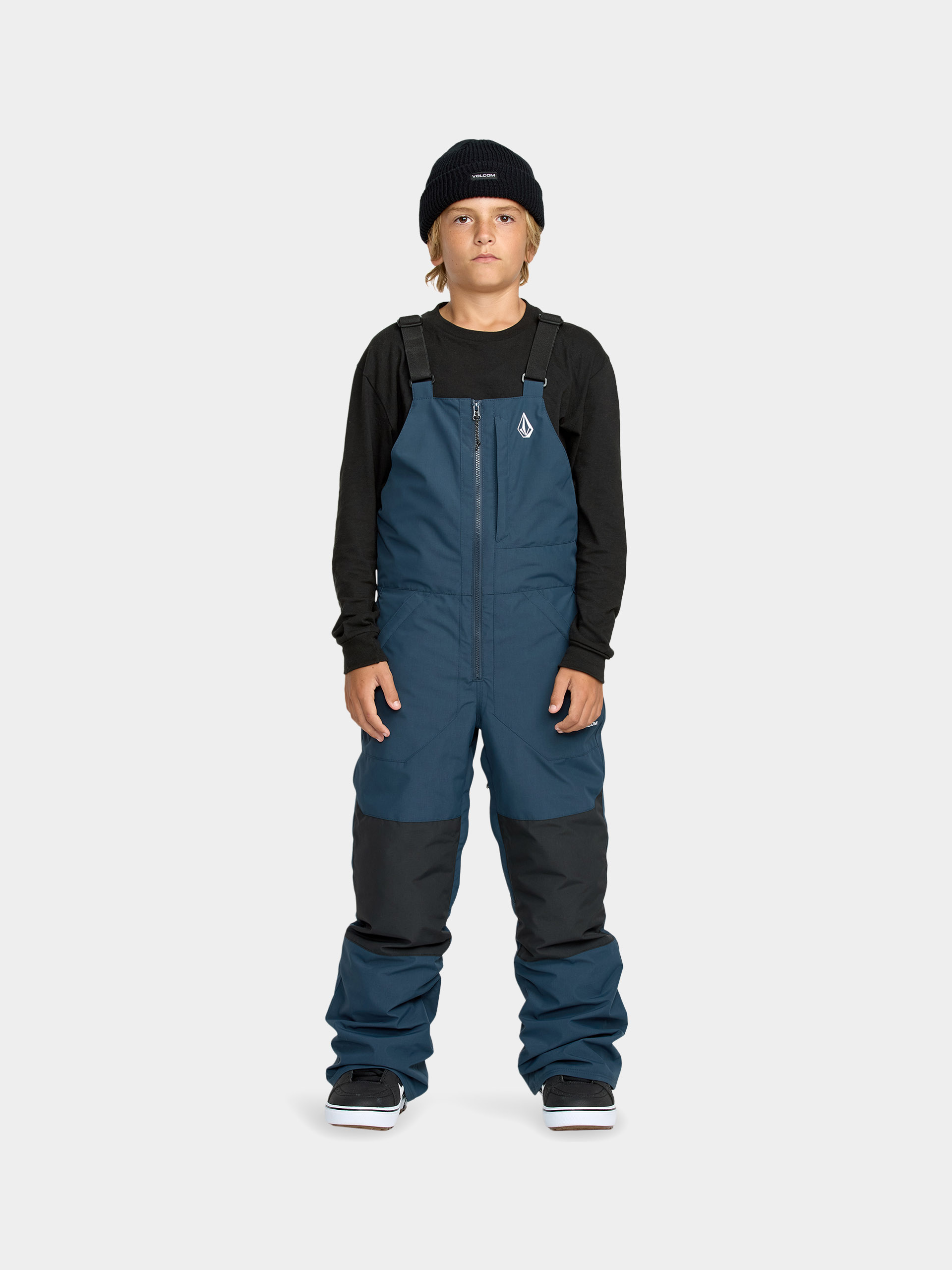 Snowboardové nohavice Volcom Barkley Ins Bib Overall JR (deep blue)
