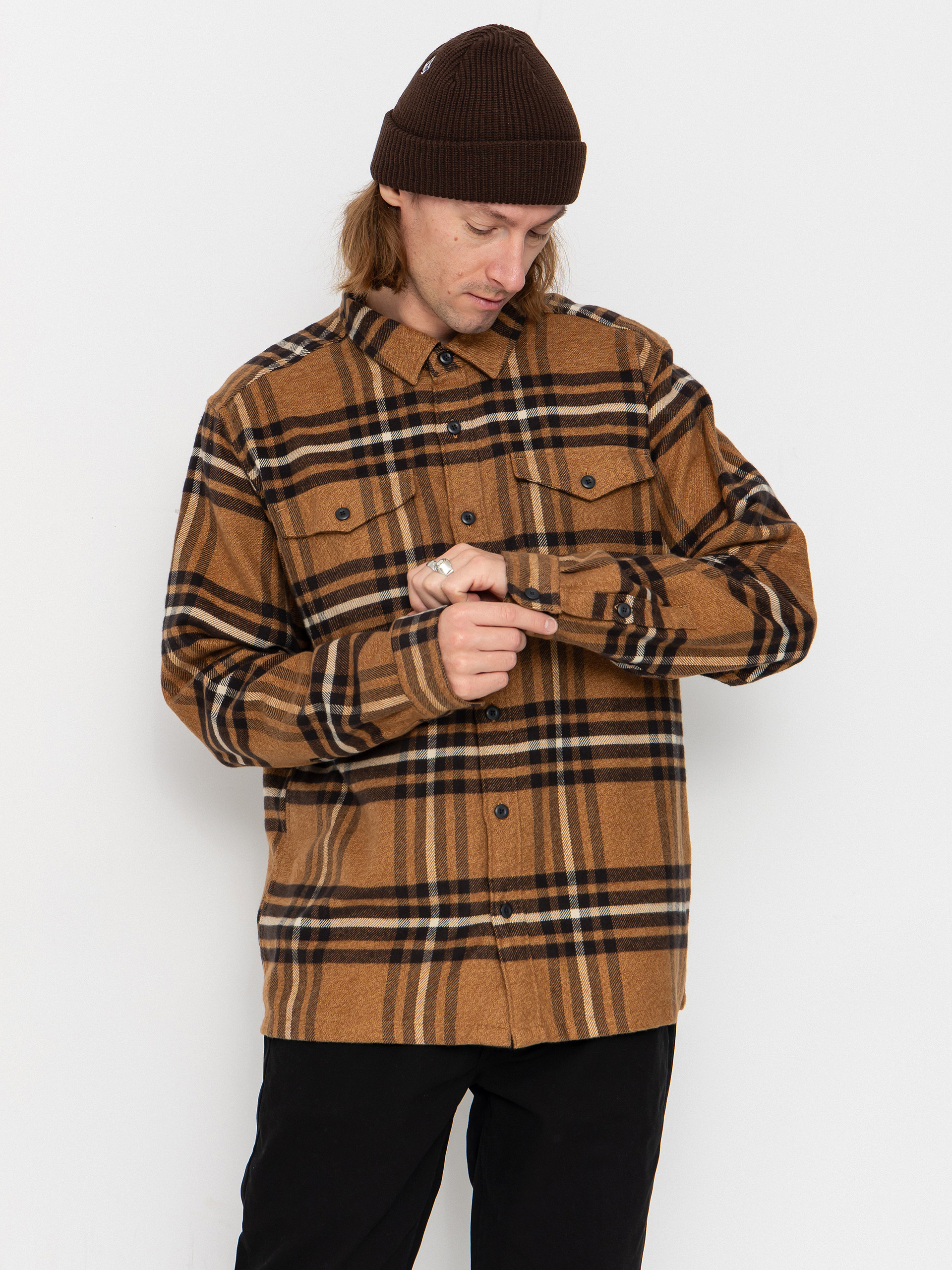Košeľa Patagonia Fjord Flannel (catch deer brown)