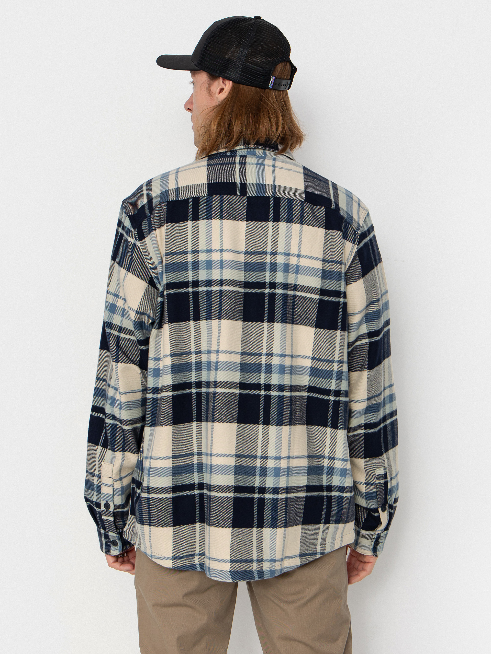 Košeľa Patagonia Fjord Flannel (hibernate sunken blue)