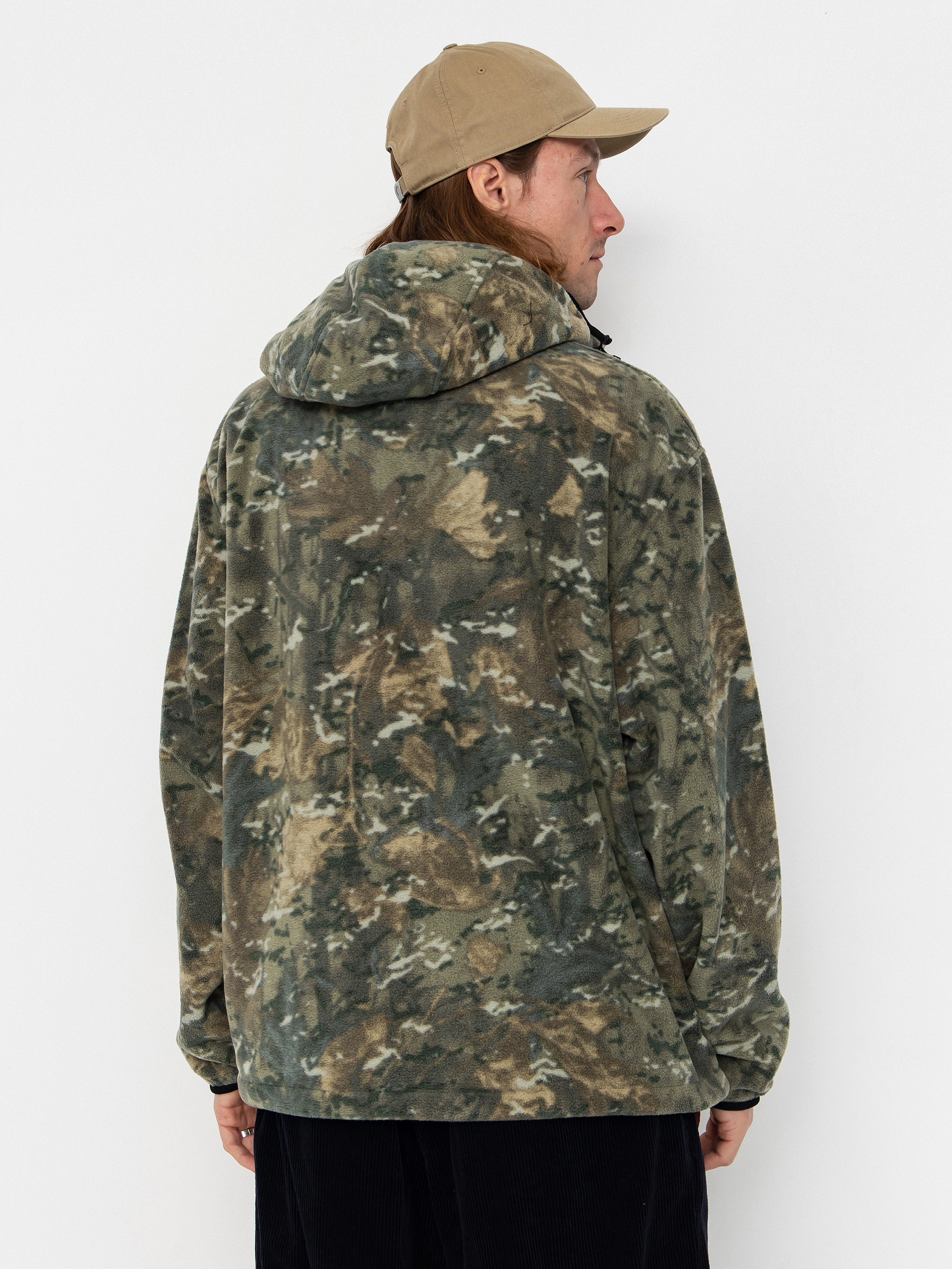 Pánsky Flísová mikina Carhartt WIP Blevin (camo combi/green)