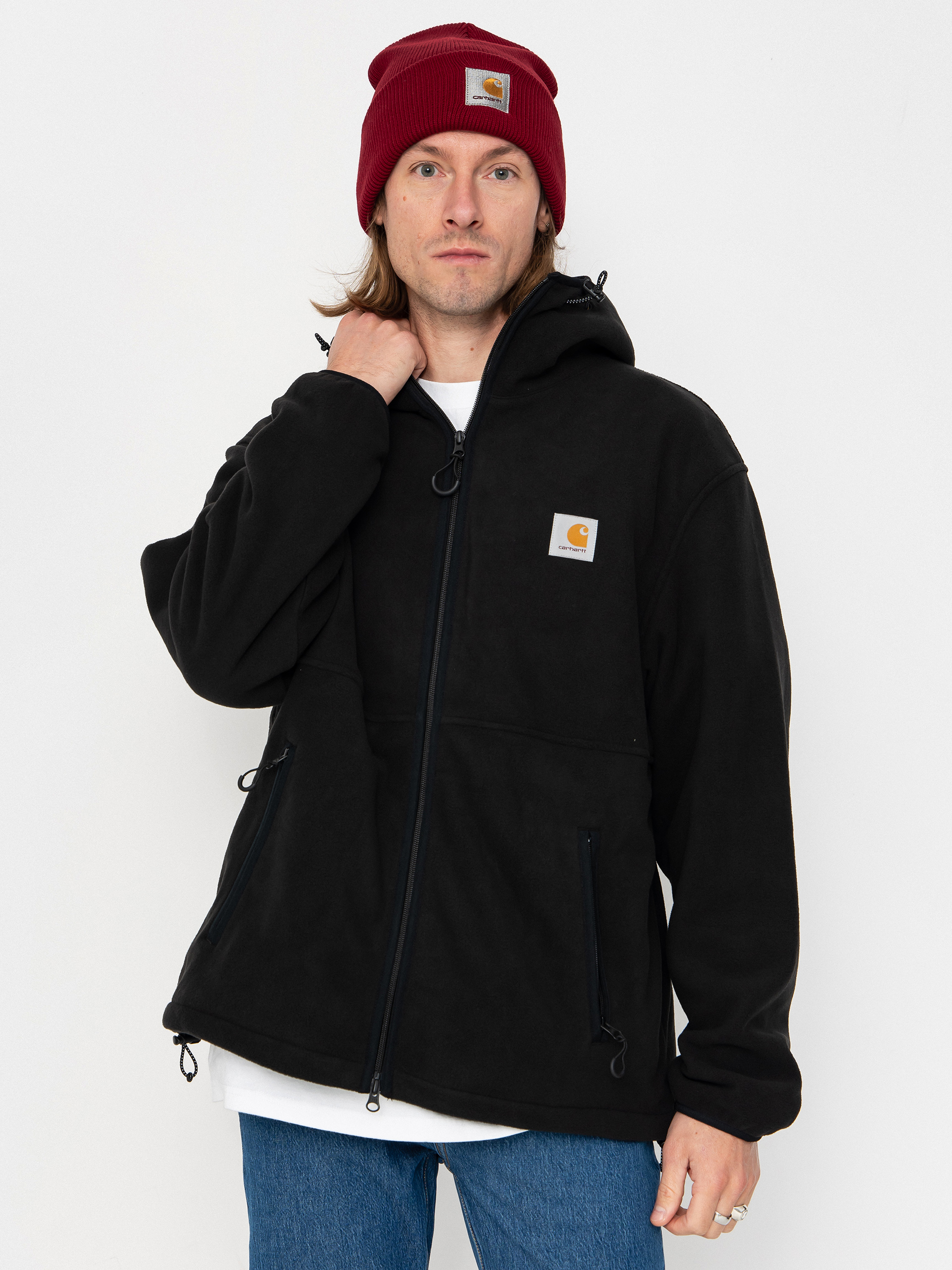 Pánsky Flísová mikina Carhartt WIP Blevin (black)