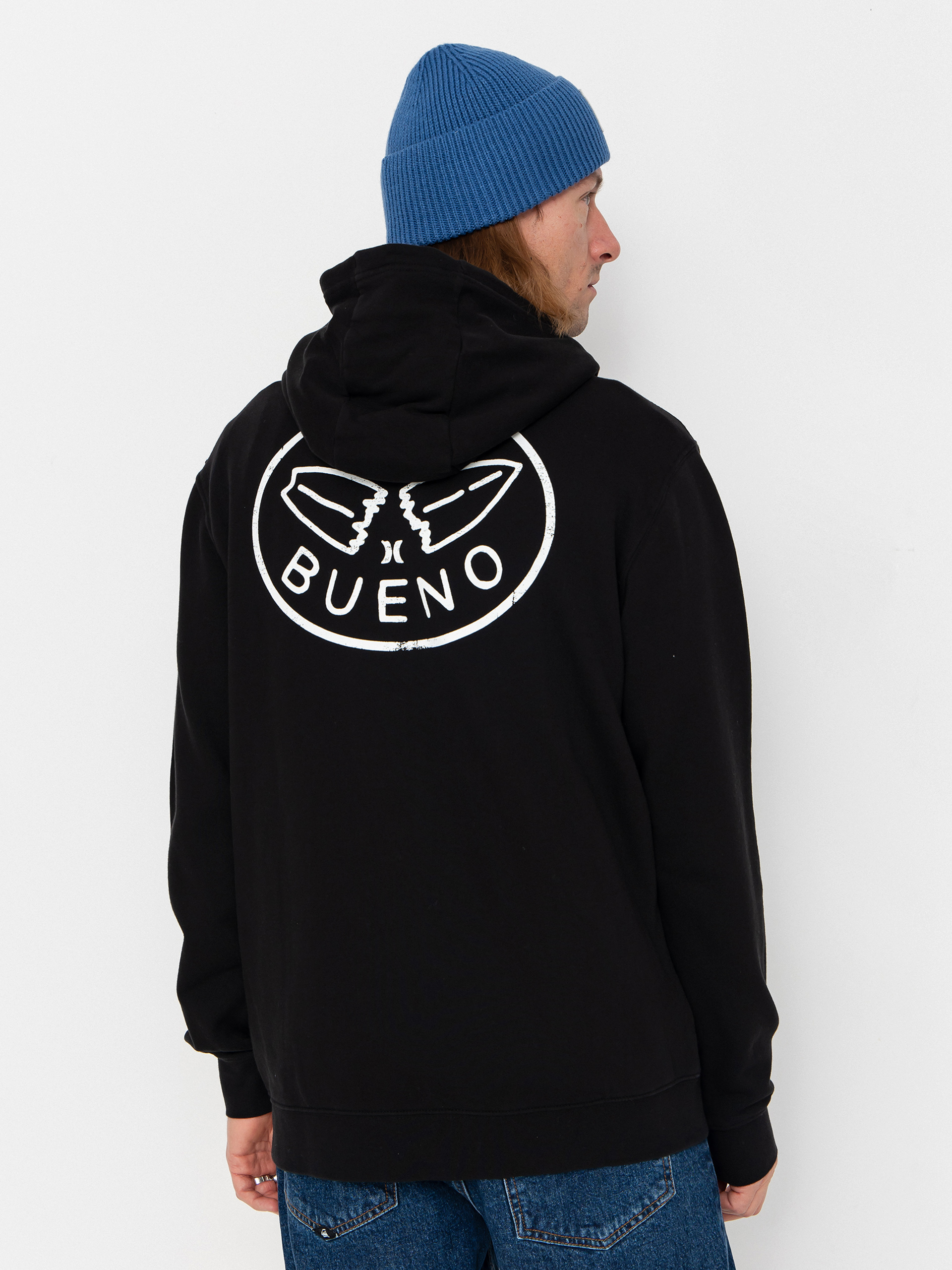 Mikina s kapucňou Hurley Sider ZHD (black)