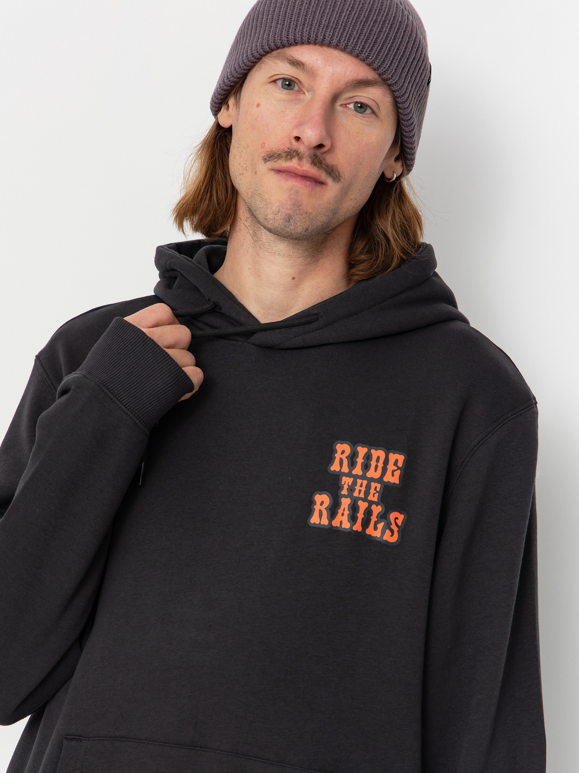 Mikina s kapucňou Element Timber Guard Dogs HD (off black)