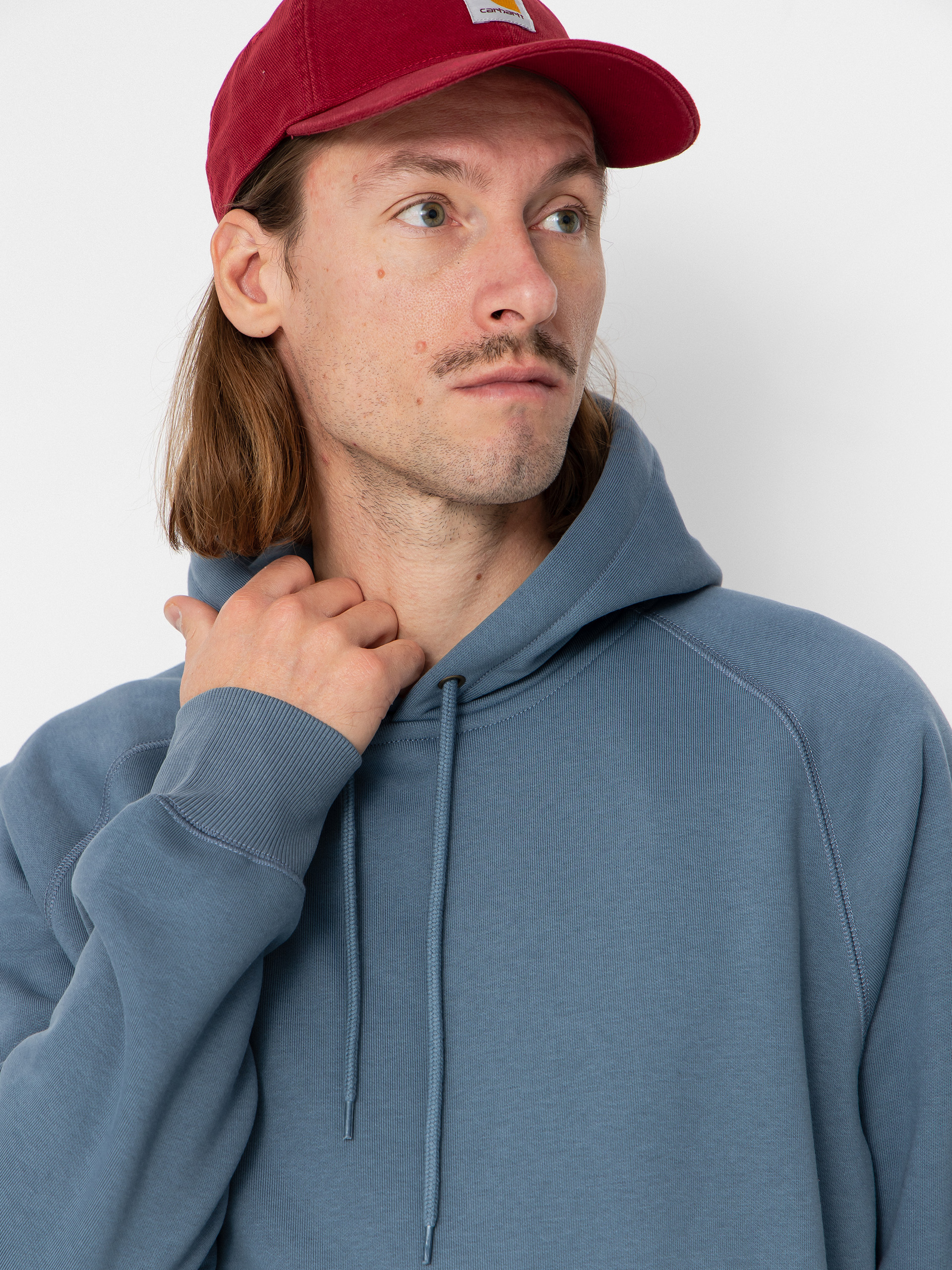 Mikina s kapucňou Carhartt WIP Chase HD (angelite/gold)