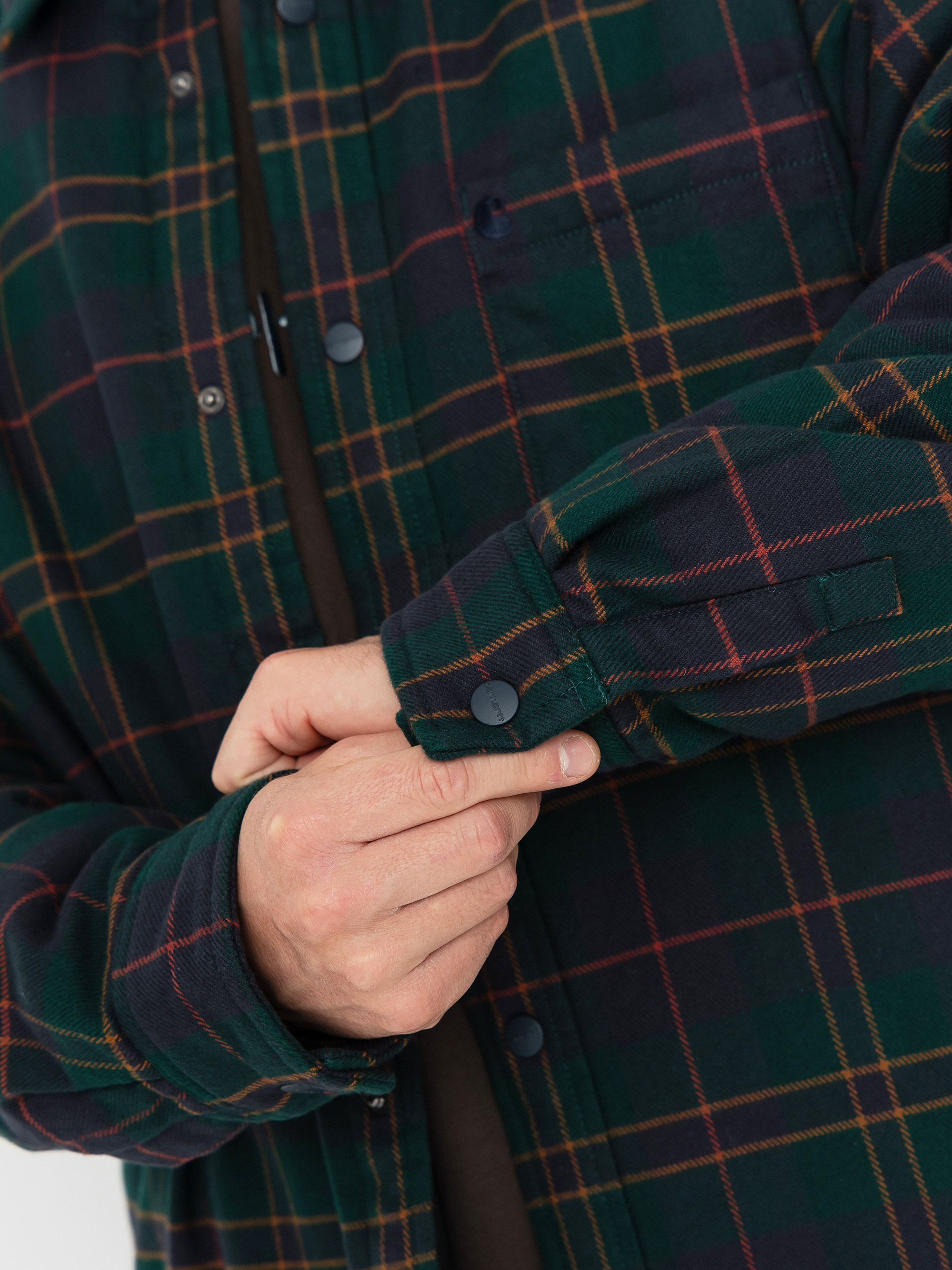 Bunda Carhartt WIP Gargan (gargan check/dark fir)