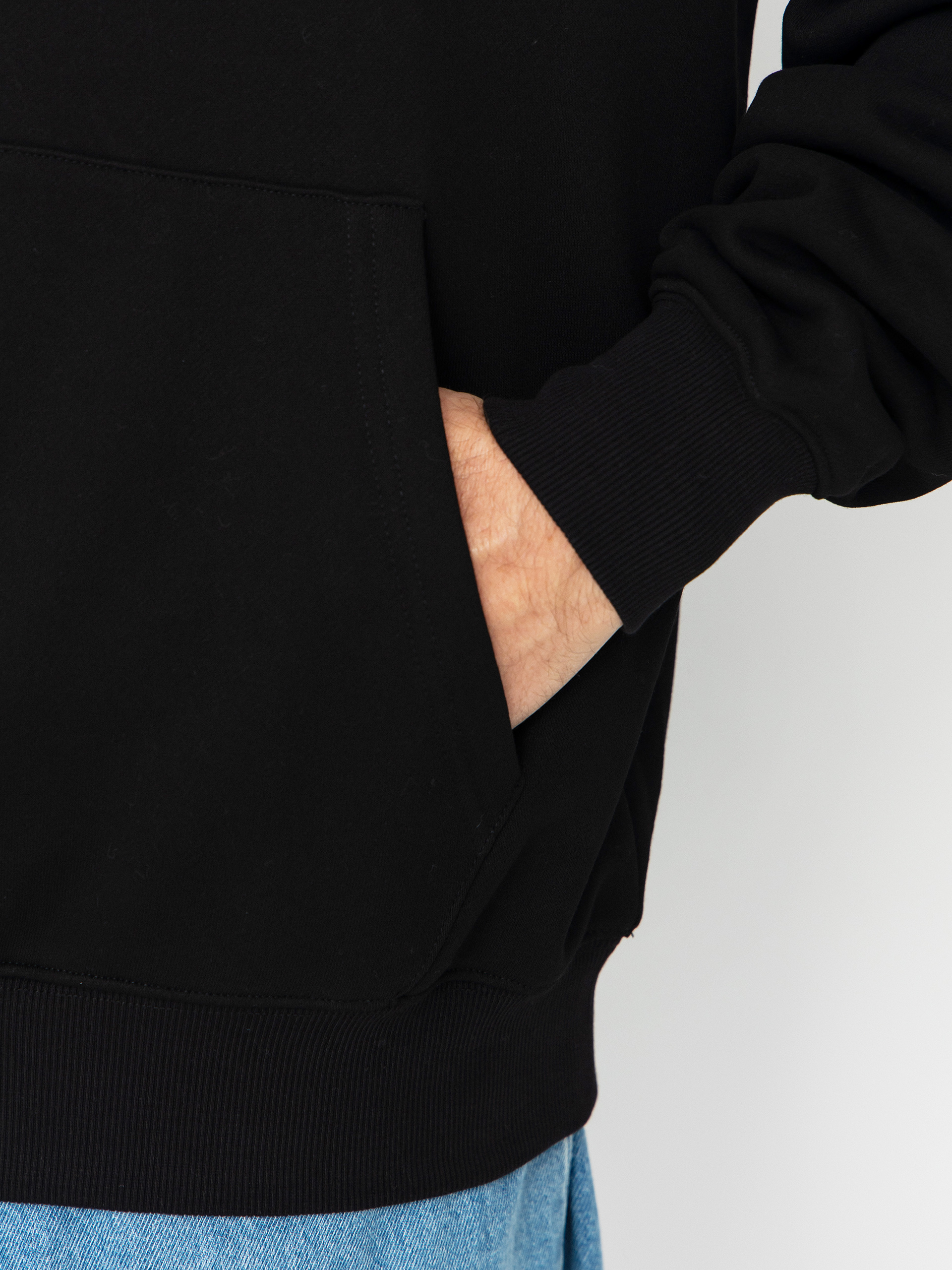 Mikina s kapucňou Homeboy Plaid Helvetica HD (black)