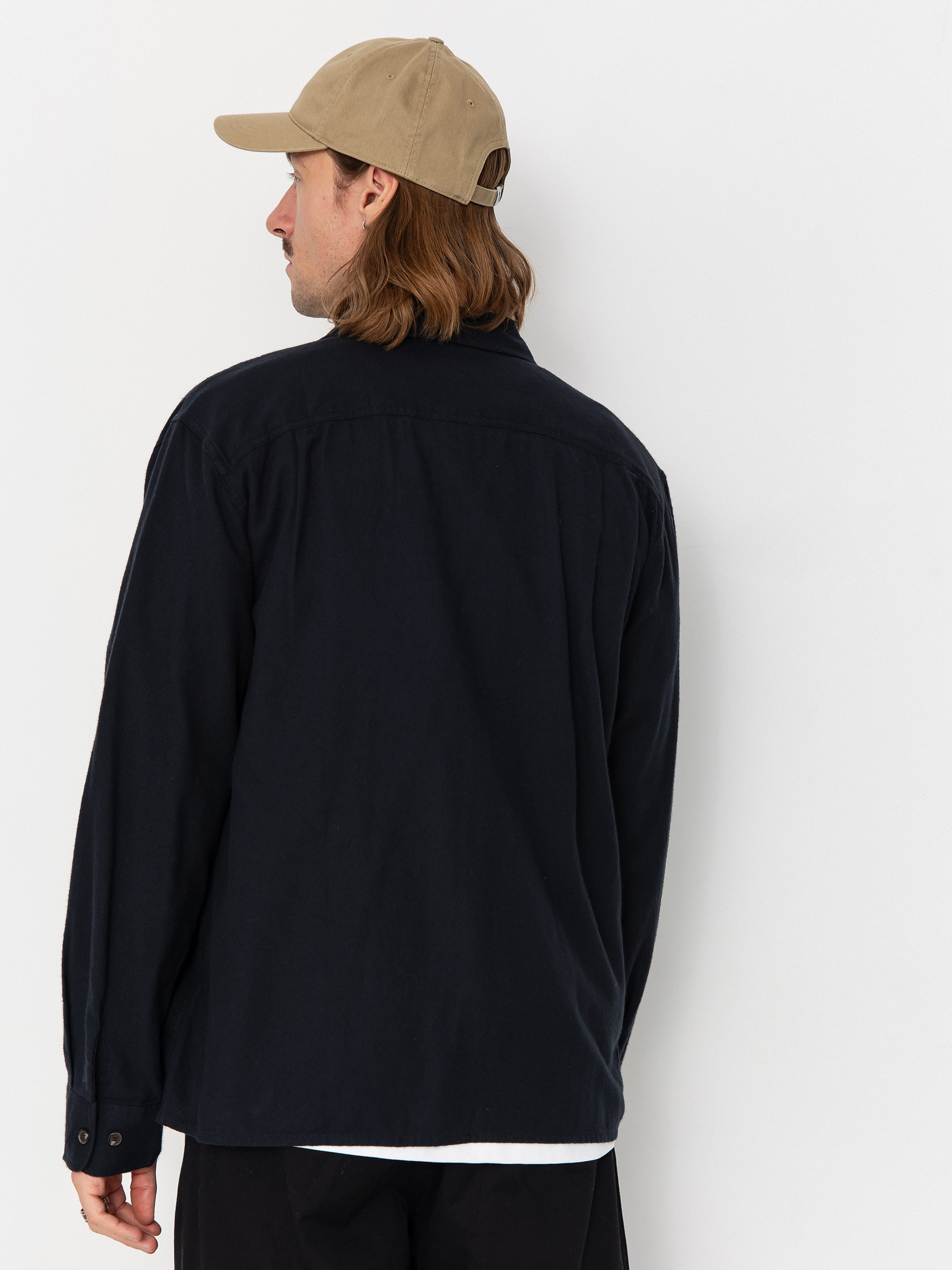 Košeľa Brixton Hasting Lw Flannel (black)