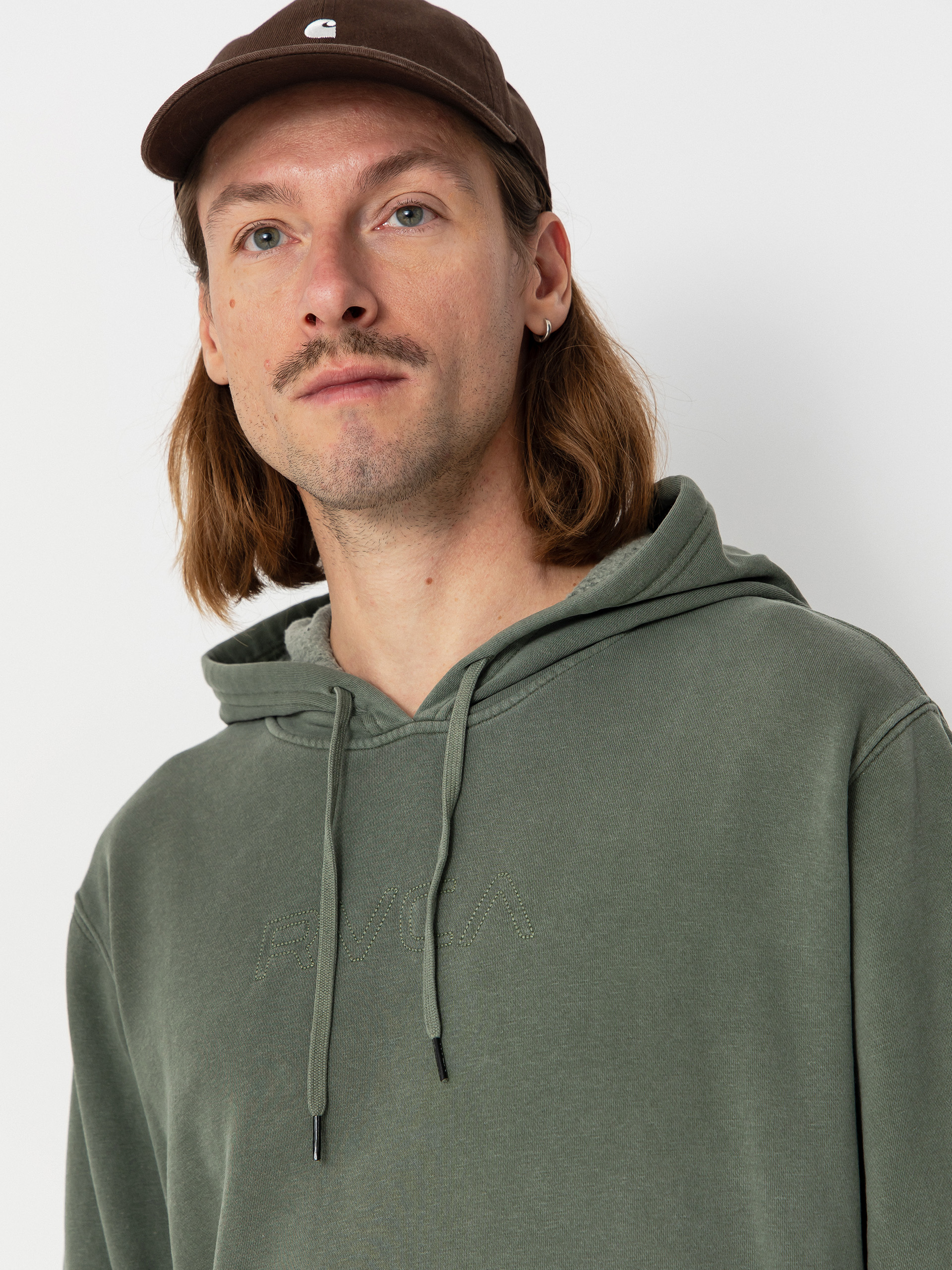 Mikina s kapucňou RVCA Ptc 2 HD (sage leaf)