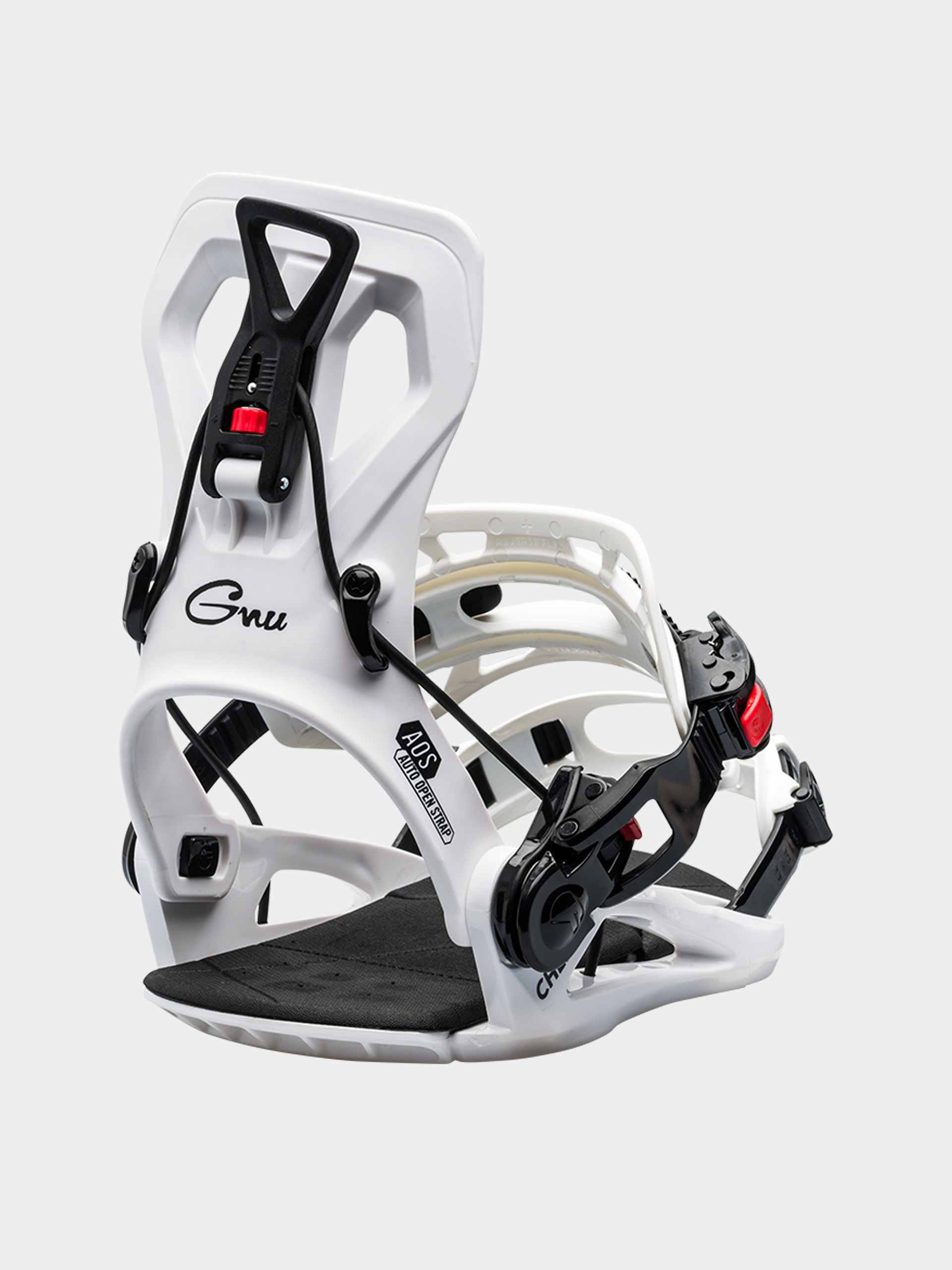 Snowboardovu00e9 viazanie Gnu Cheeter (white)