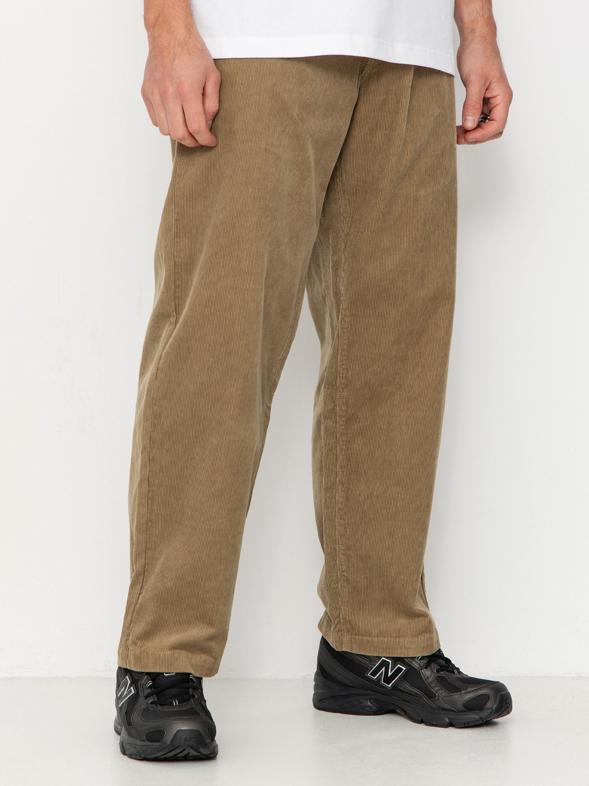 Nohavice Volcom Frickin Loose Tapered Cord (khaki)