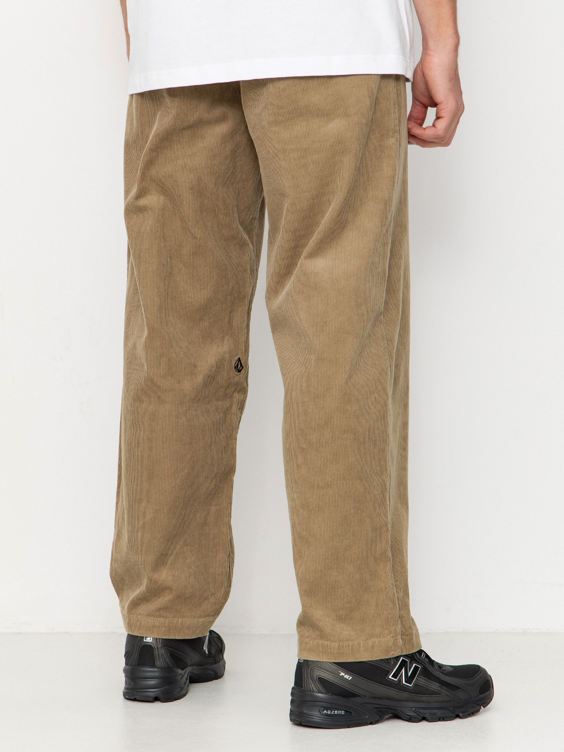 Nohavice Volcom Frickin Loose Tapered Cord (khaki)